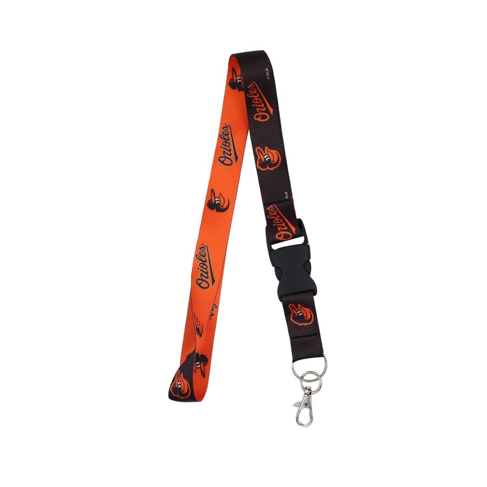 Lanyard Wc Mlb Orioles 2tonos Negro-Naranja 