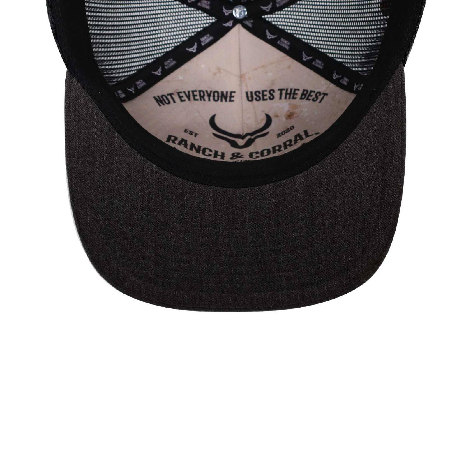 Gorra Ranch & Corral Rcn14 Navajo 14 Gris Oscuro Unitalla 