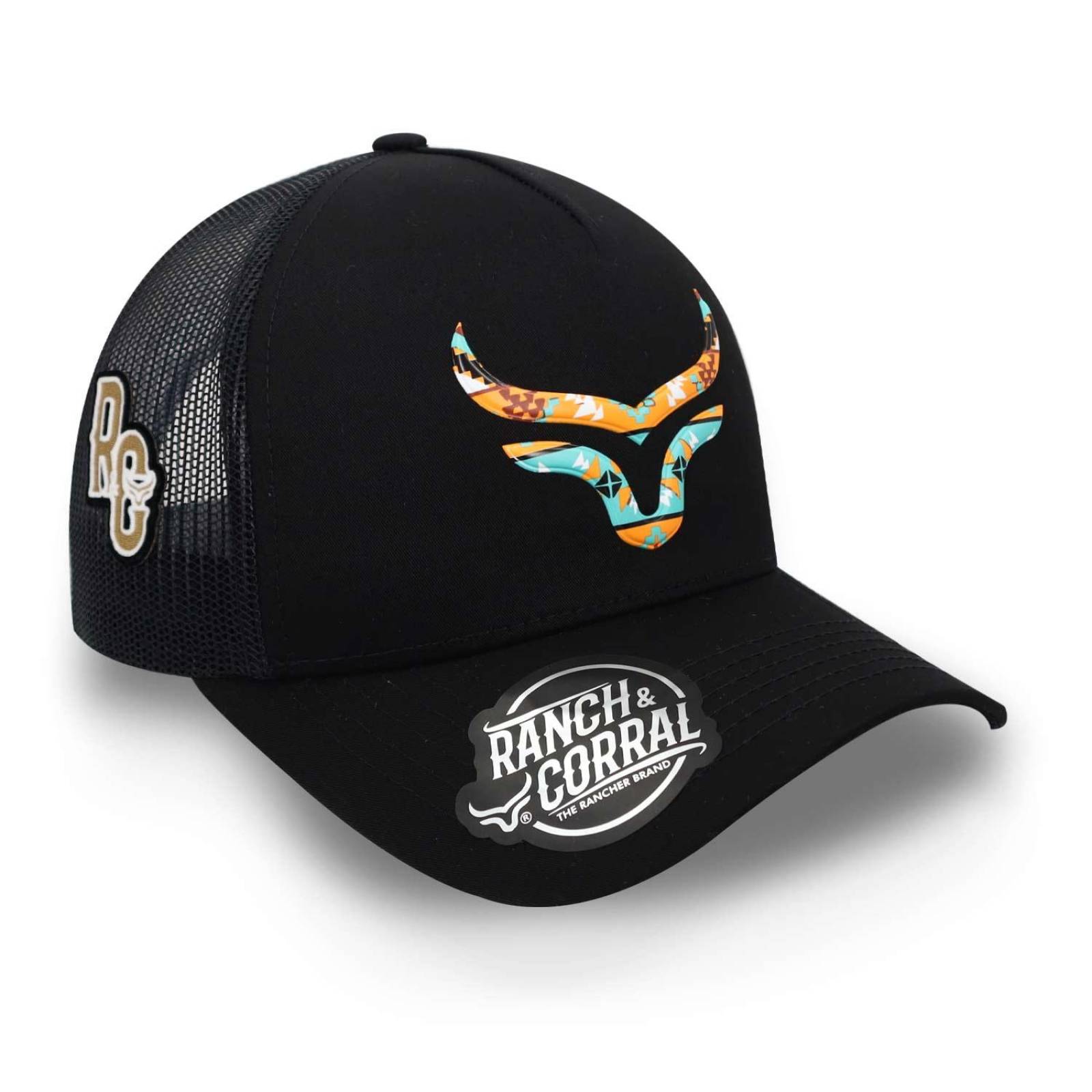 Gorra Ranch & Corral Rcc5a Classic Nativo 1 Curve Negro Unitalla 