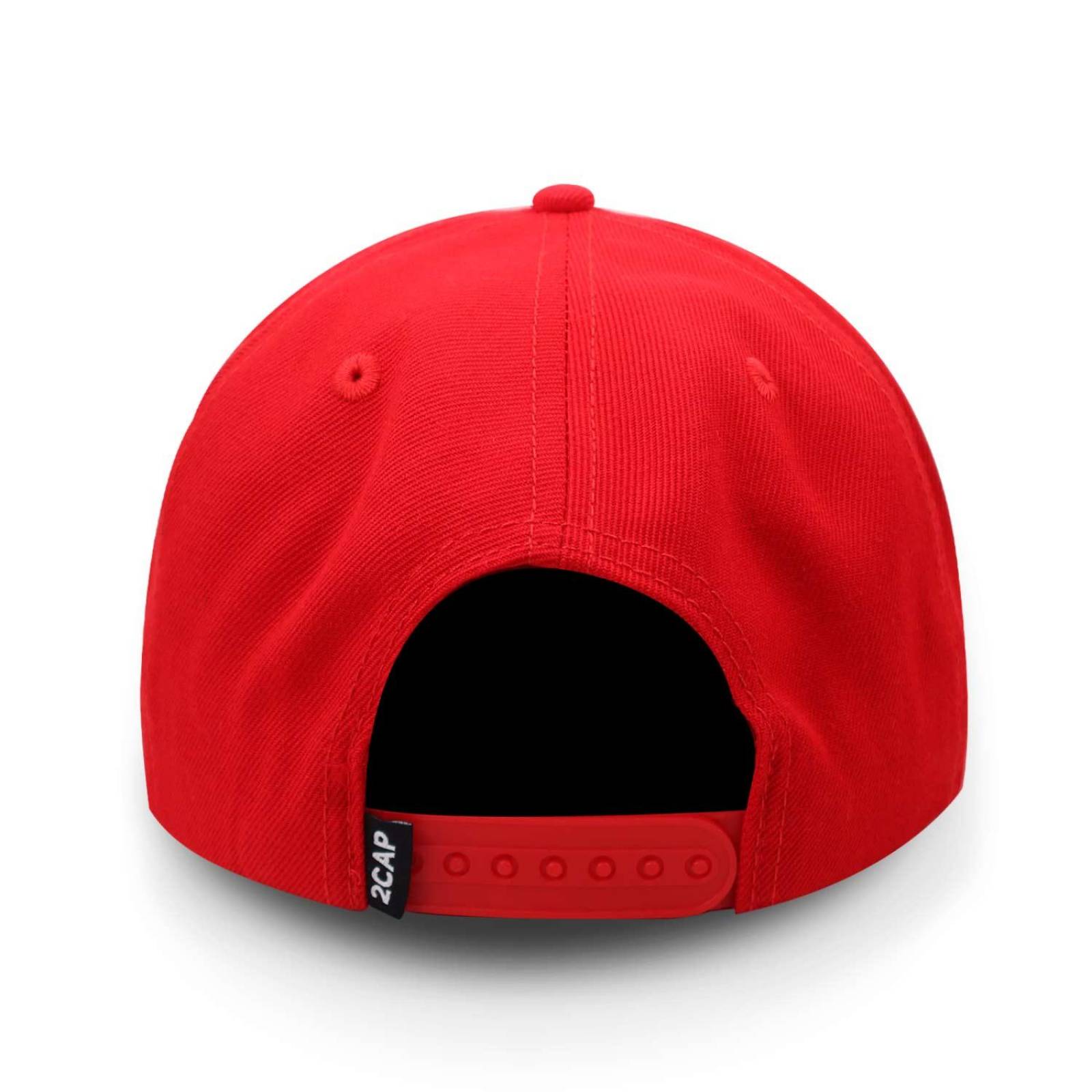 Gorra 2cap Snapback Acrílico Roja Unitalla
