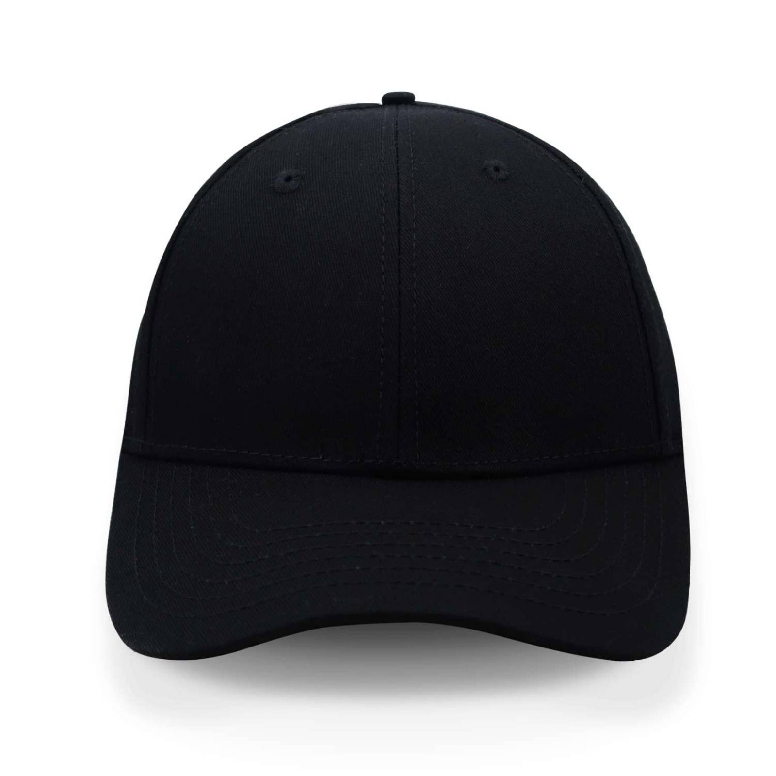 Gorra 2cap Algodón Copa Baja Negra Unitalla