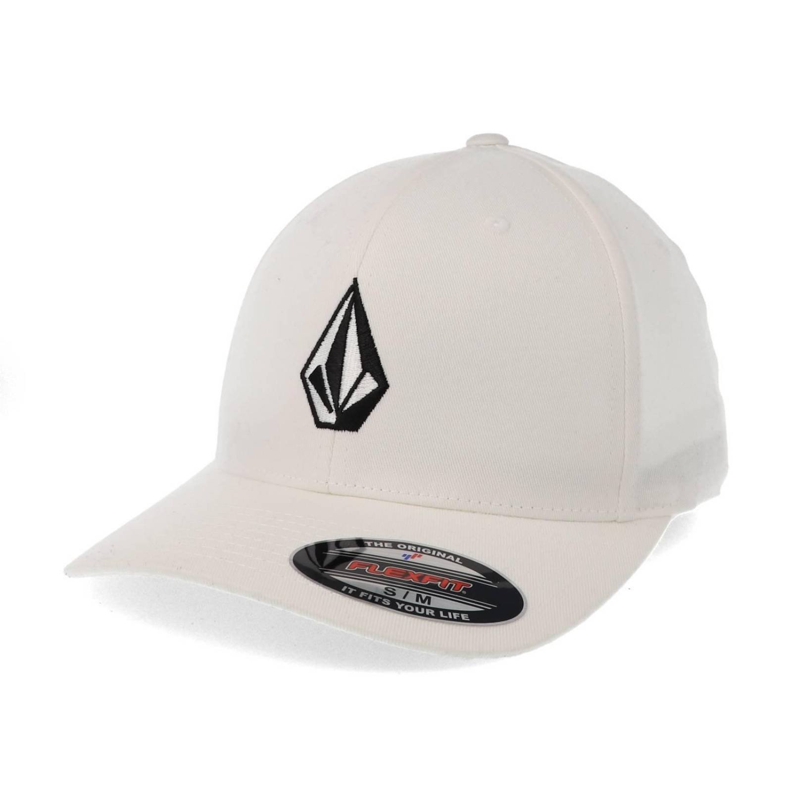 Gorra Volcom D5512320 Full Stone Flex Blanco Cerrada G/XG