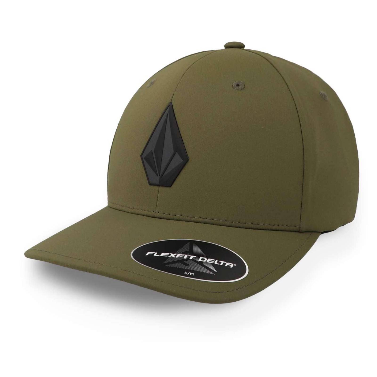 Gorra Volcom D5512319 Stone Tech Delta Olivo Cerrada Verde oscuro G/XG