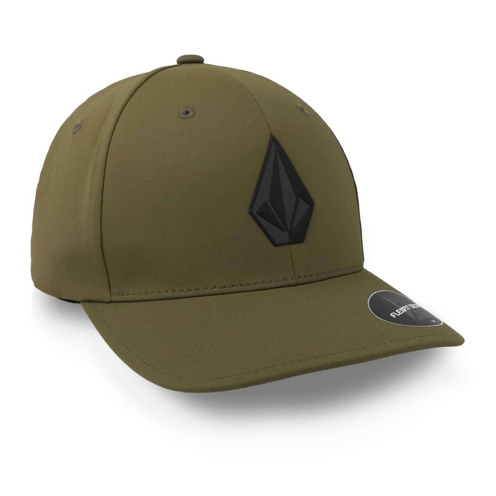 Gorra Volcom D5512319 Stone Tech Delta Olivo Cerrada Verde oscuro G/XG