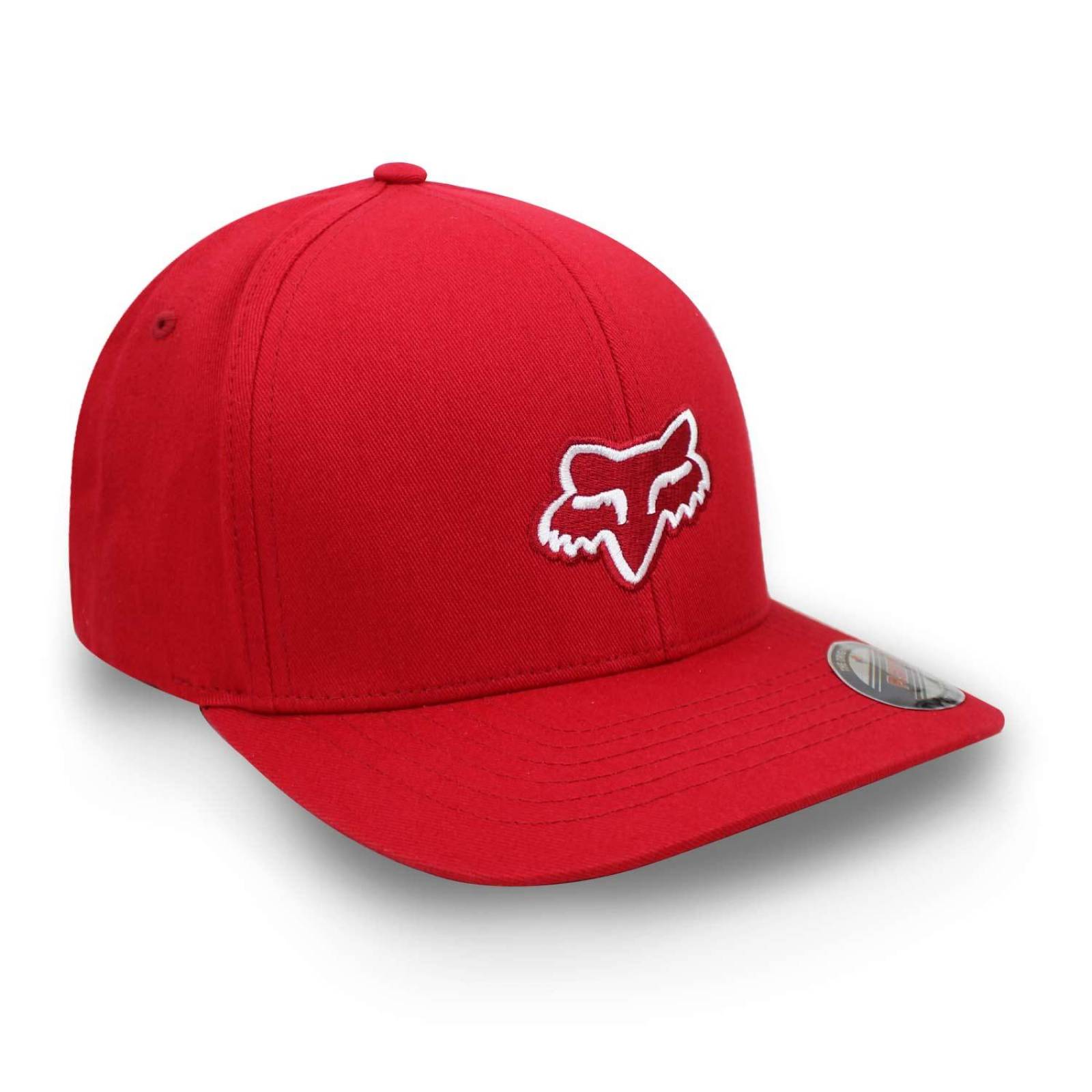 Gorra Fox Flexfit Legacy 58225 Rojo Cerrada G/XG