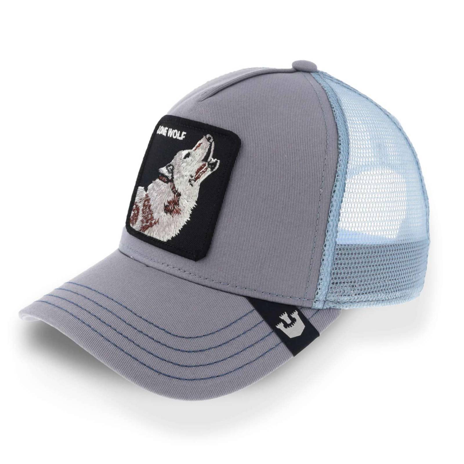 Gorra Goorin Bros 101-0389 The Lone Wolf White Bicolor Gris Unitalla 