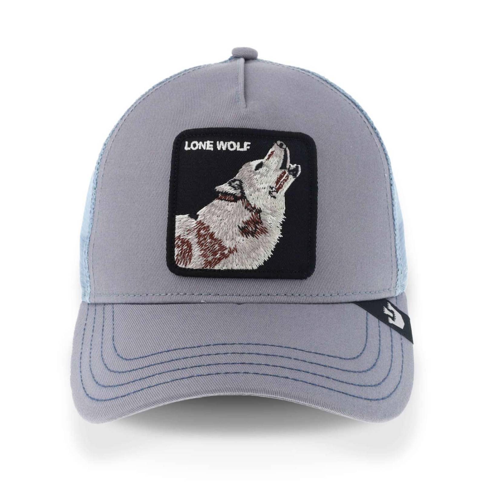 Gorra Goorin Bros 101-0389 The Lone Wolf White Bicolor Gris Unitalla 