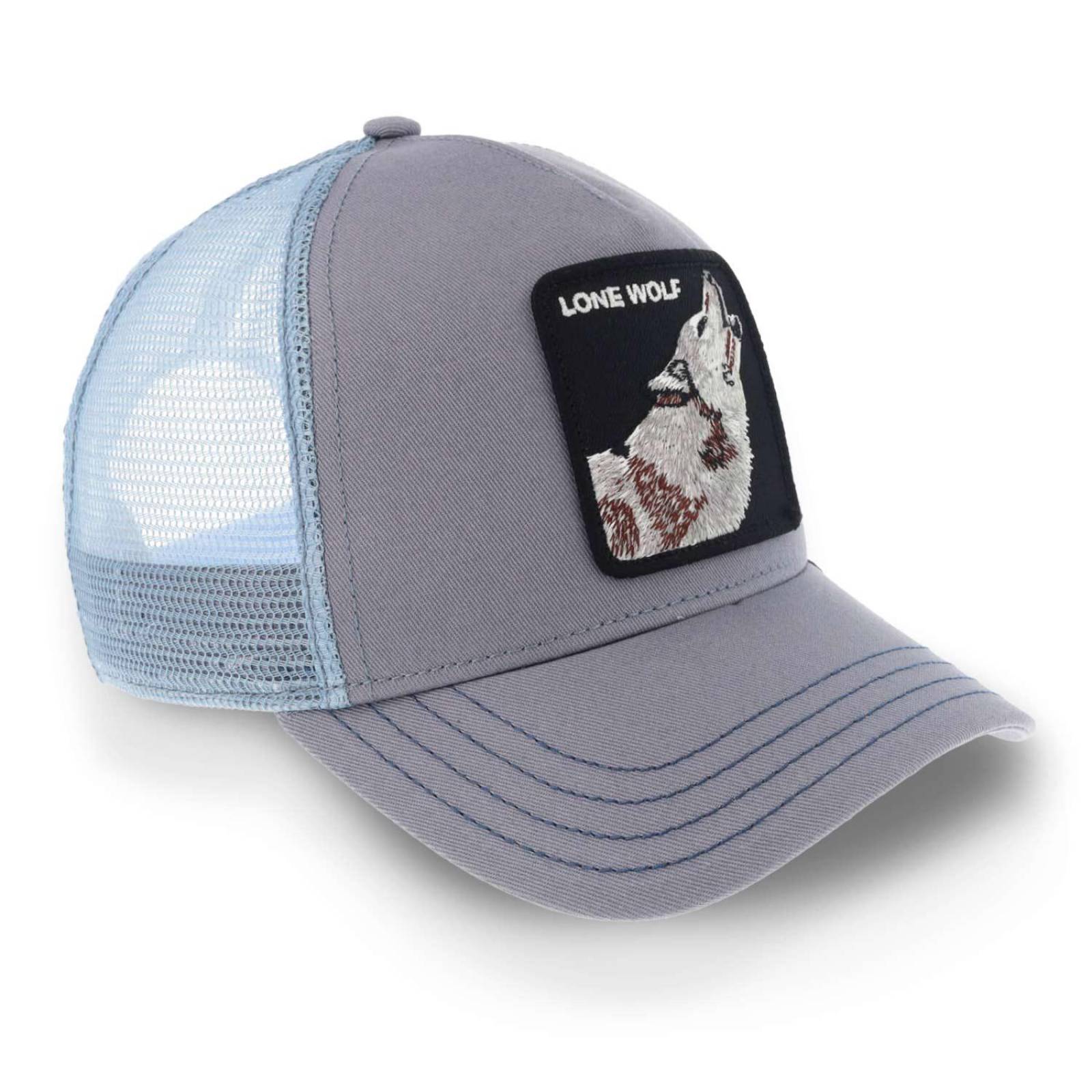 Gorra Goorin Bros 101-0389 The Lone Wolf White Bicolor Gris Unitalla 