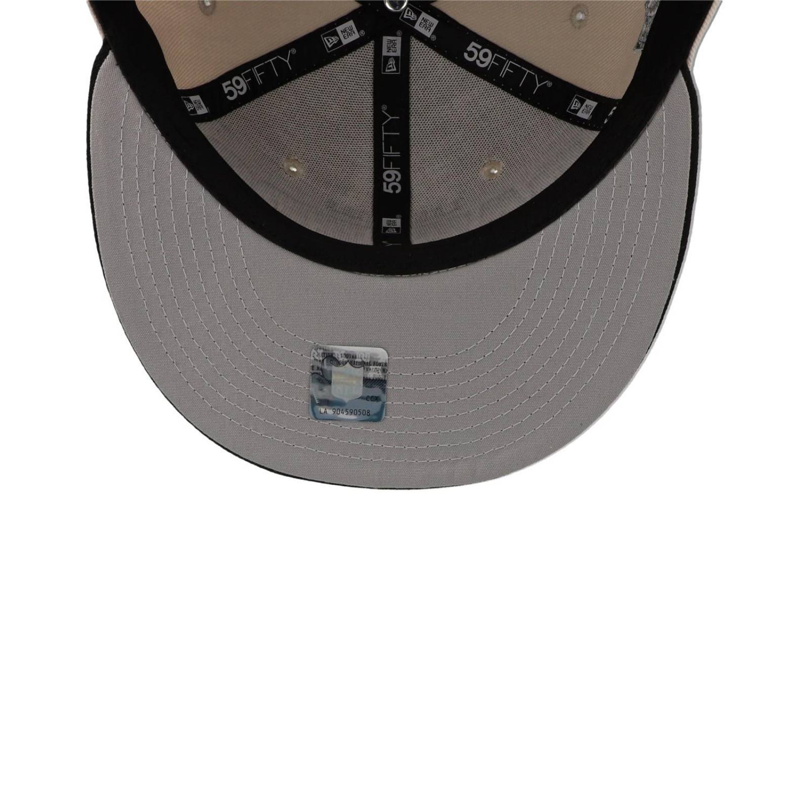 Gorra New Era NFL 23 Draft 59 Fifty Raiders Beige Cerrada