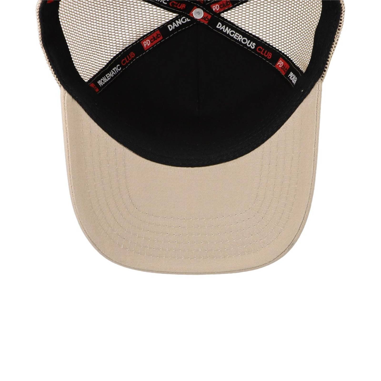 Gorra Problematic Chiquete Good Things Trucker Beige Unitalla