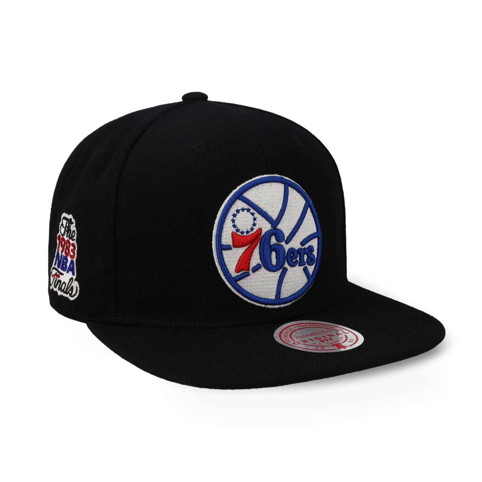 Gorra Mitchell & Ness Nba Top Spot Snapback Hwc 76ers Negro  