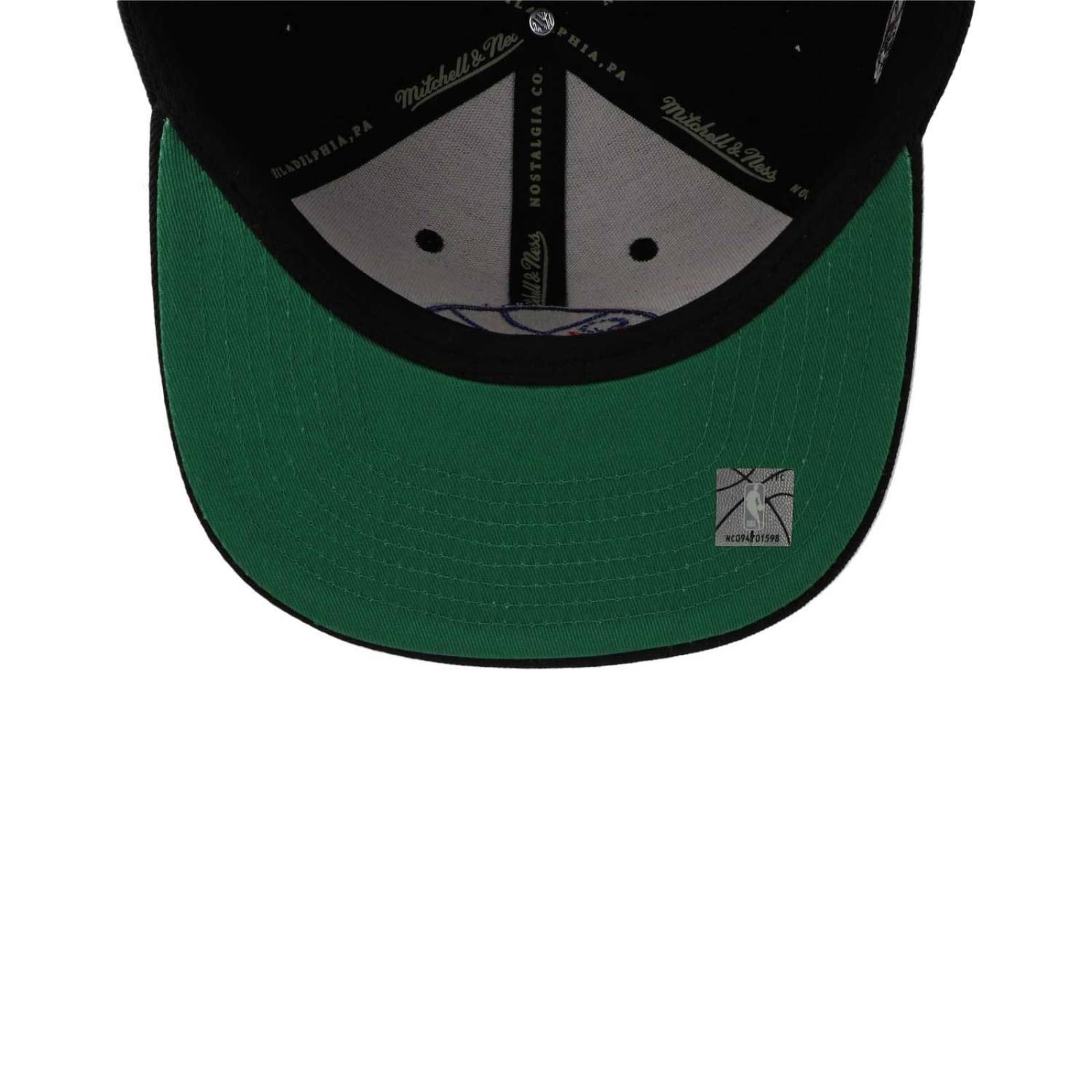 Gorra Mitchell & Ness Nba Top Spot Snapback Hwc 76ers Negro  
