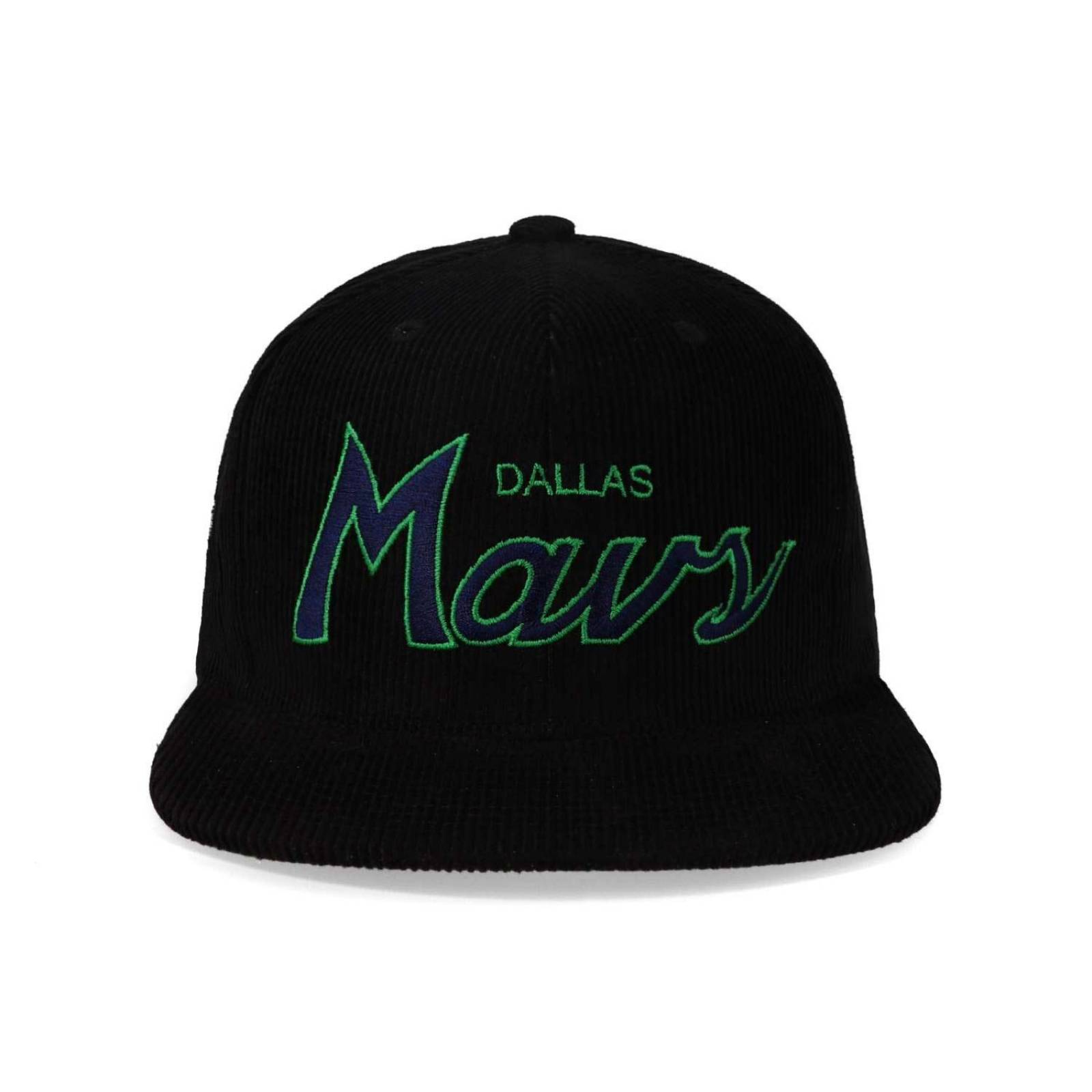 Gorra Mitchell & Ness Nba Cord Script Snapback Mavericks Neg