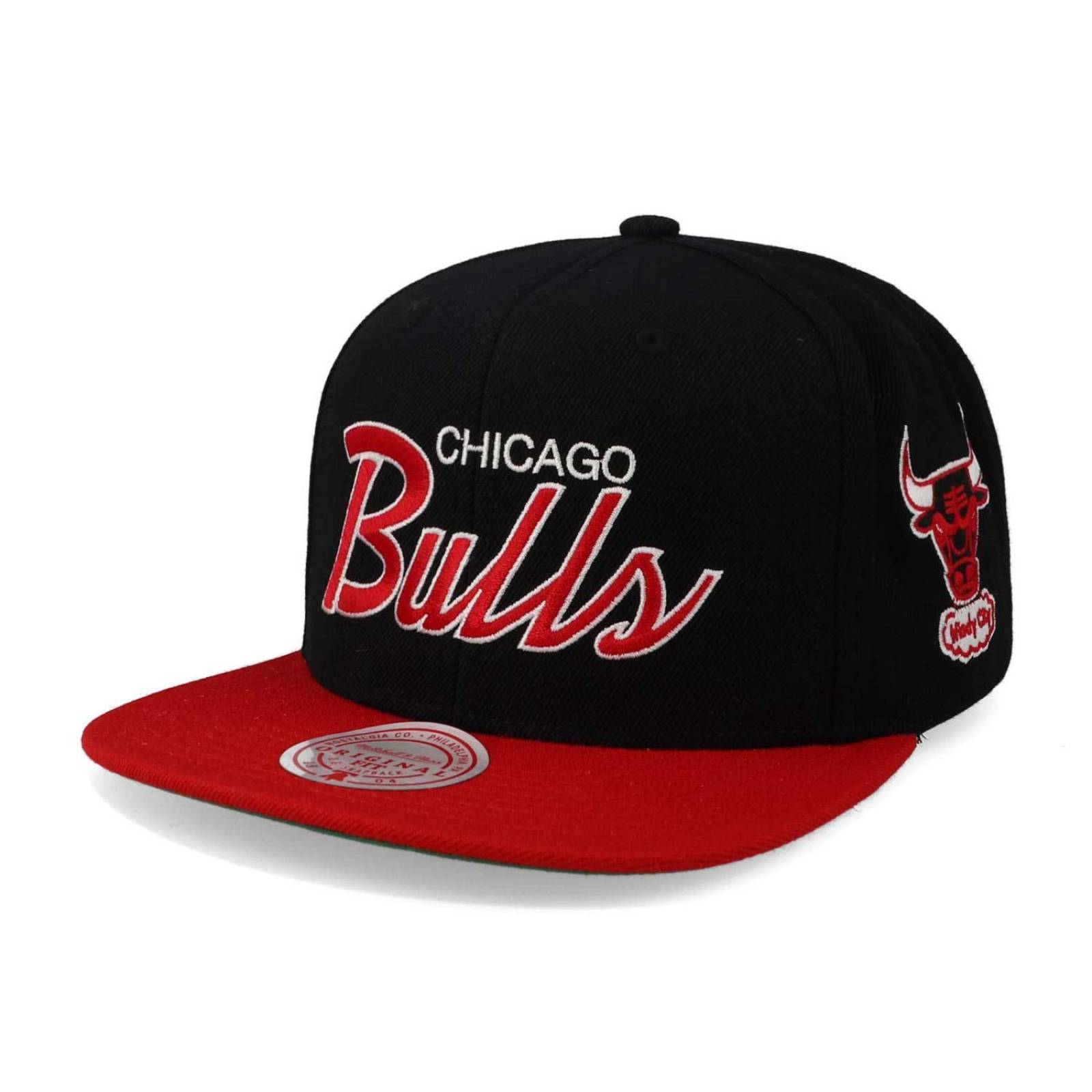 Gorra Mitchell & Ness Nba Team Script 2.0 Snapback Hwc Bulls 