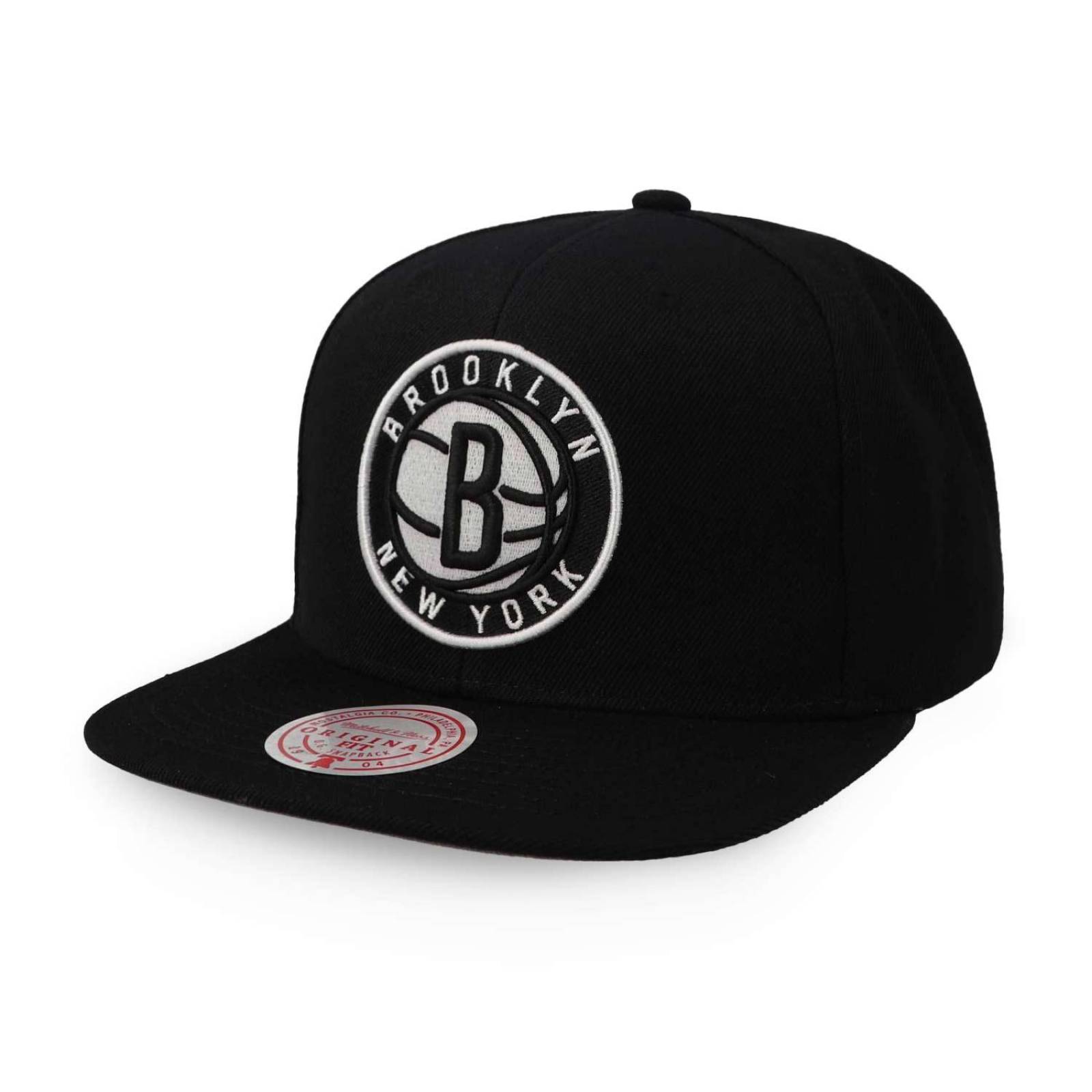 Gorra Mitchell & Ness Nba Team Ground 2.0 Snapback Nets Negr 