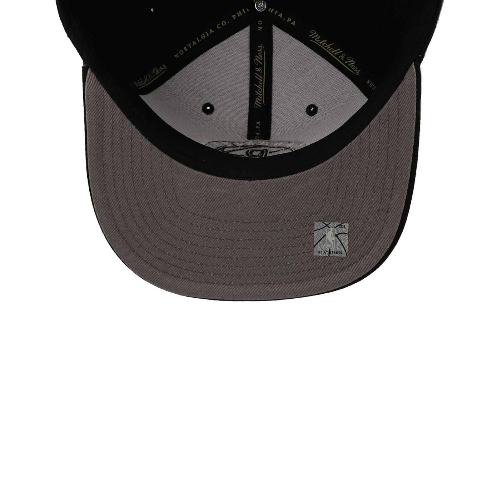 Gorra Mitchell & Ness Nba Team Ground 2.0 Snapback Nets Negr 