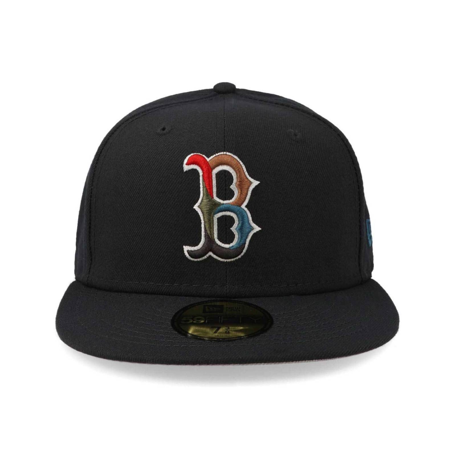 Gorra New Era 59 Fifty MLB Color Pack Multi Red Sox Negro Cerrada 