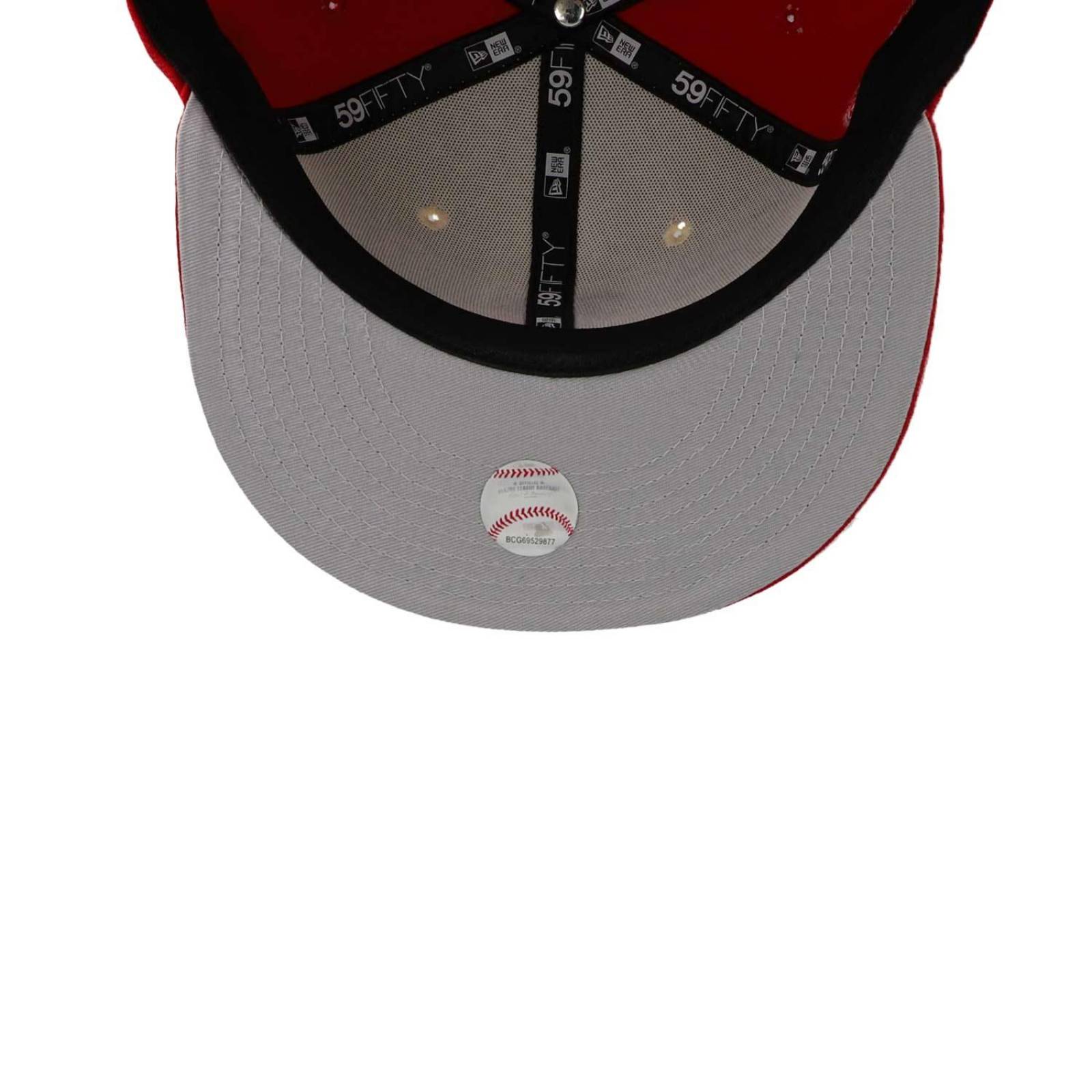 Gorra New Era 59 Fifty MLB 2-Tone Red Sox Rojo Blanco Cerrada 