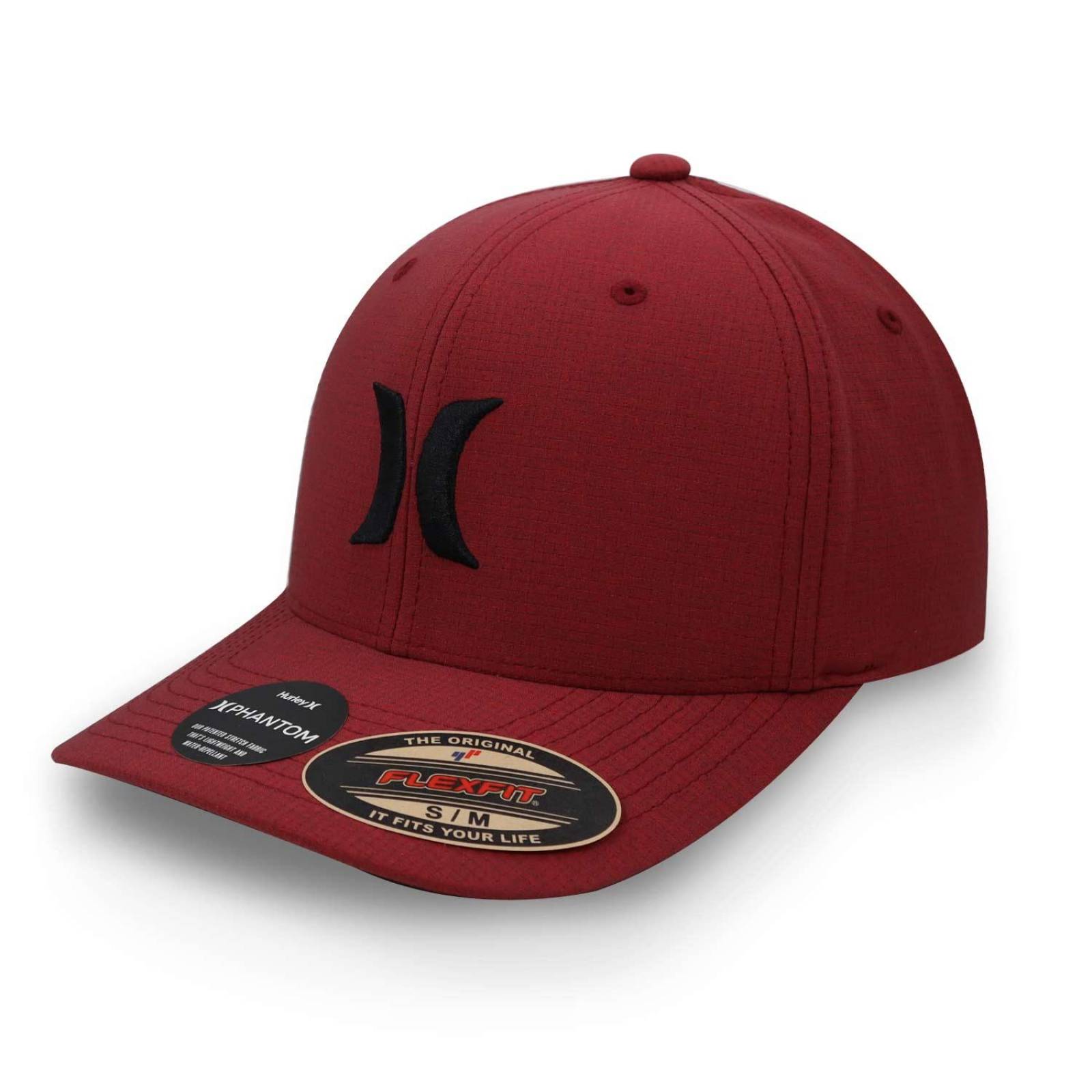 Gorra Hurley Hihm0059 M Phantom Resist Vino Cerrada 