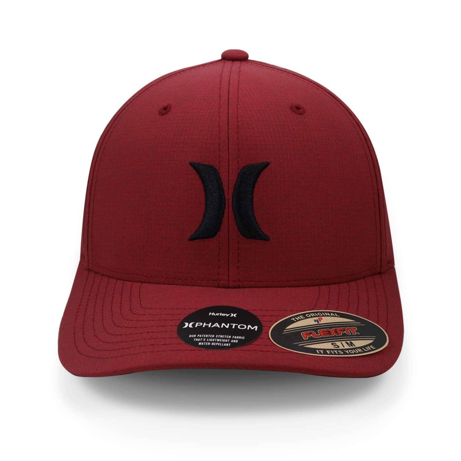 Gorra Hurley Hihm0059 M Phantom Resist Vino Cerrada 