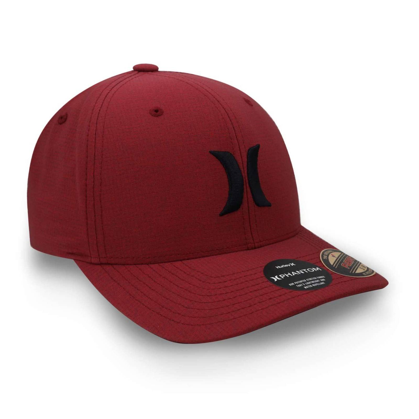 Gorra Hurley Hihm0059 M Phantom Resist Vino Cerrada 