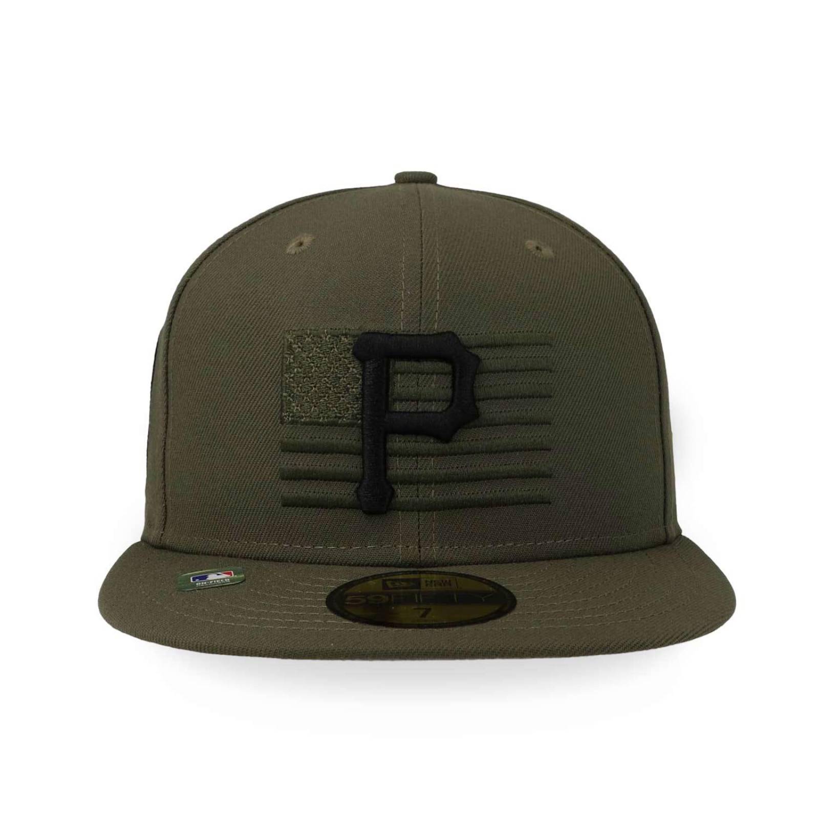 Gorra New Era 59 Fifty MLB Army Forces Day 23 Pirates Nov Olvio Cerrada