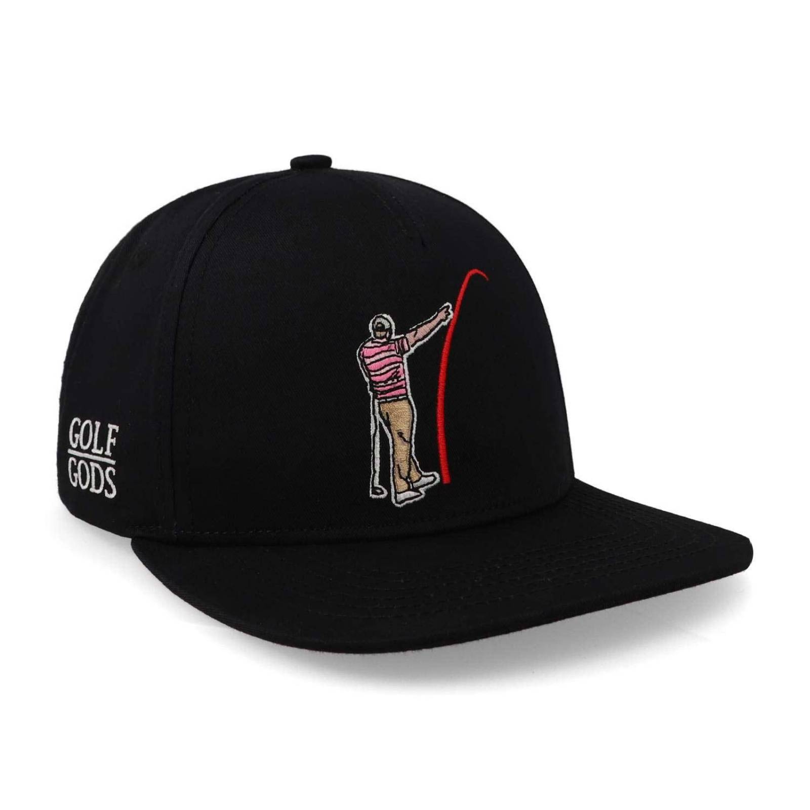 Gorra Golf Gods Mad Slicer Flat Brim Negro Unitalla 