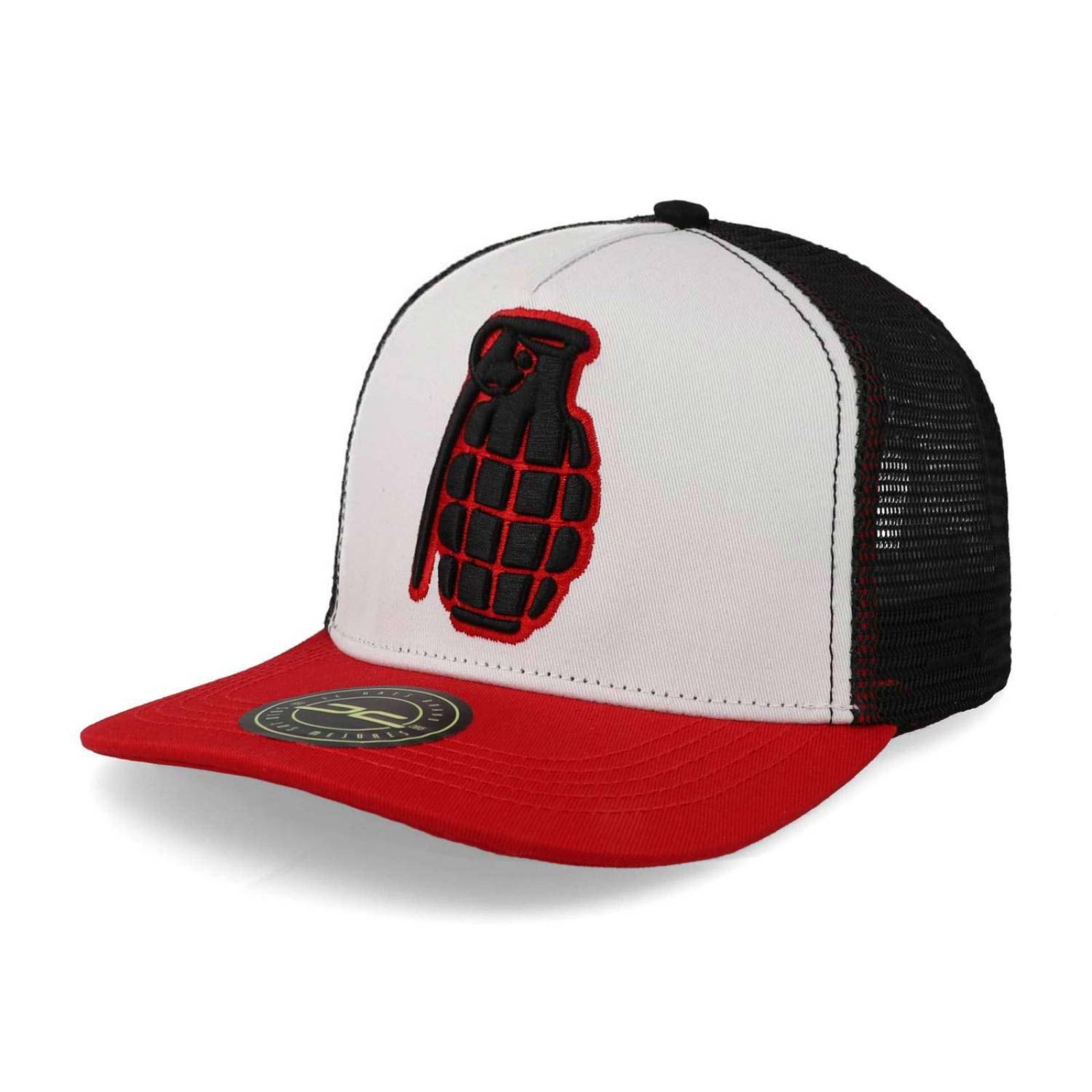 Gorra Jc Hats Granada Curved Mesh 1786 Bicolor Blanco Unitalla