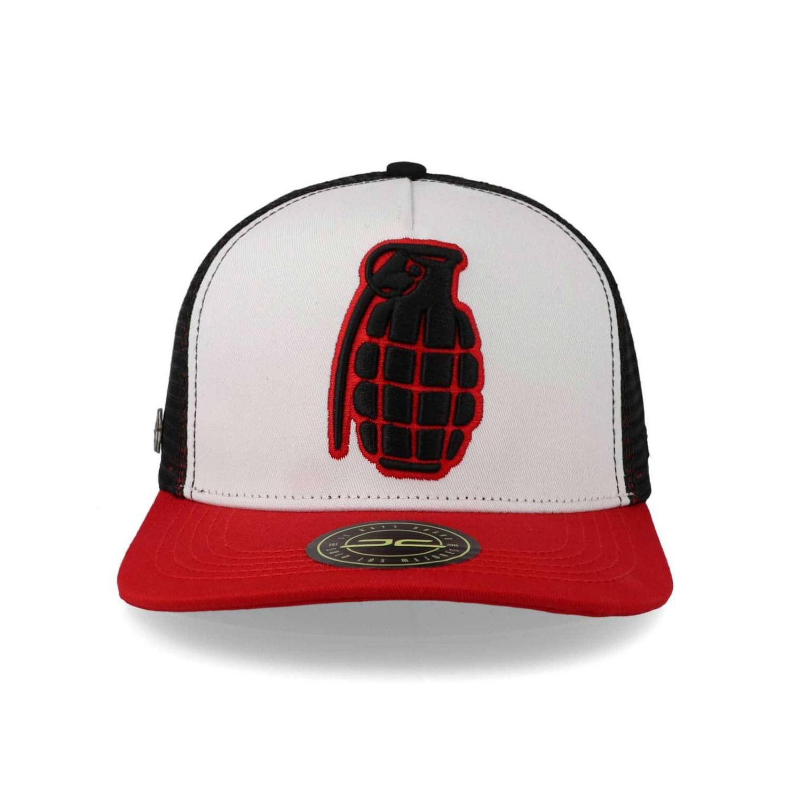 Gorra Jc Hats Granada Curved Mesh 1786 Bicolor Blanco Unitalla