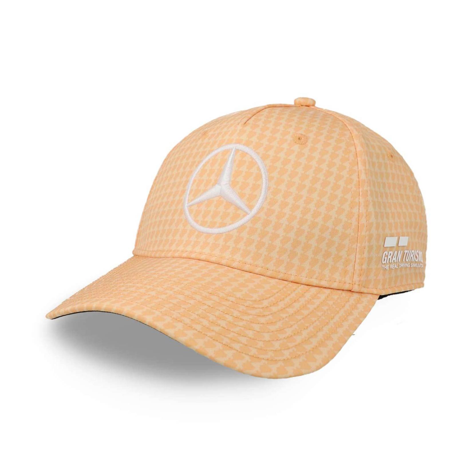 Gorra Mercedes Benz Mapf1 Hamilton Col Driver Naranja Pastel Unitalla 