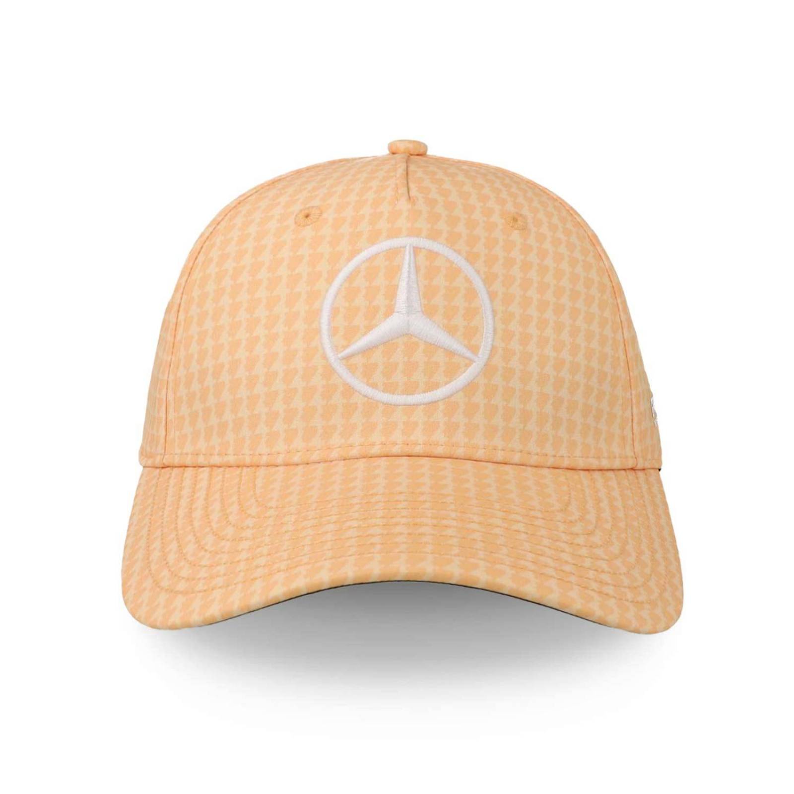 Gorra Mercedes Benz Mapf1 Hamilton Col Driver Naranja Pastel Unitalla 