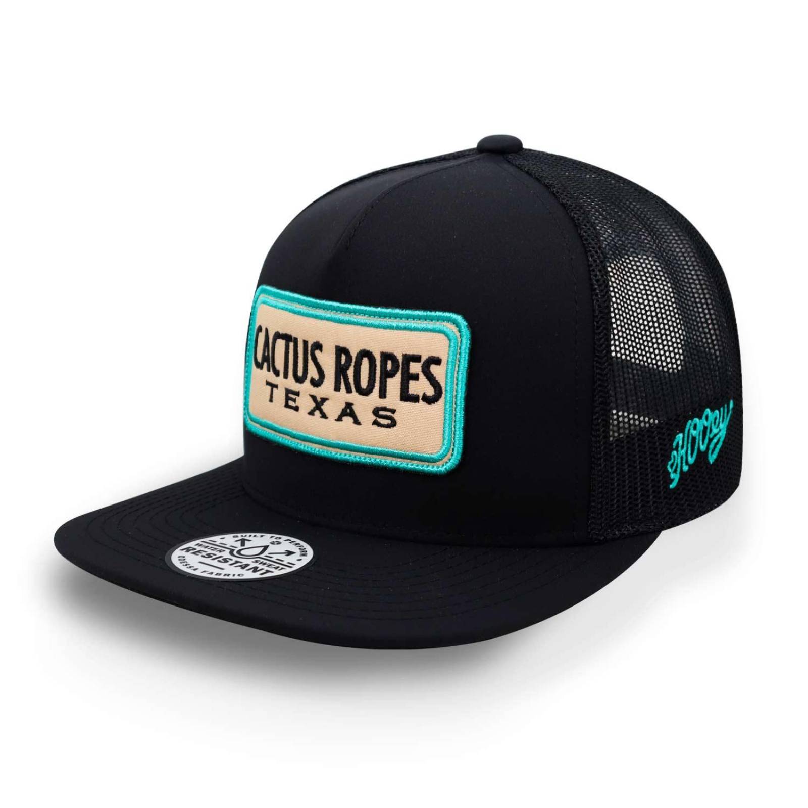 Gorra Hooey Cactus Ropes Cr063 Negro Unitalla