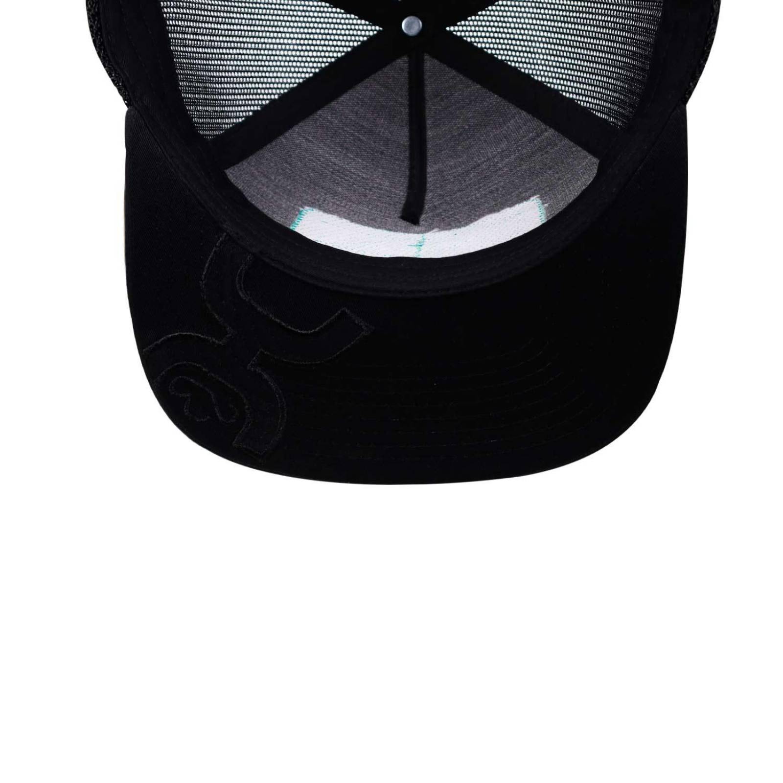 Gorra Hooey Cactus Ropes Cr063 Negro Unitalla 