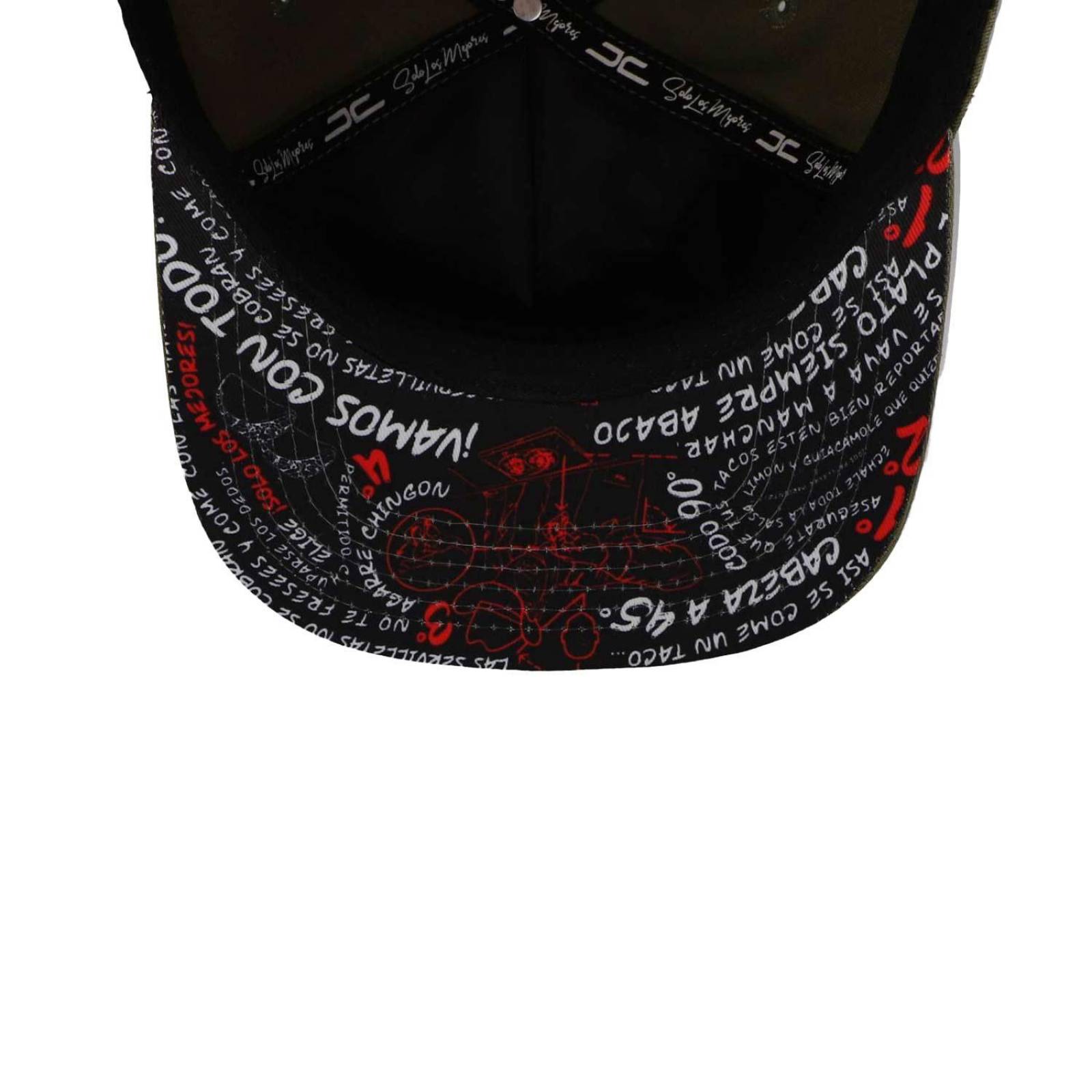 Gorra Jc Hats 1656 Tacos Verde Unitalla 