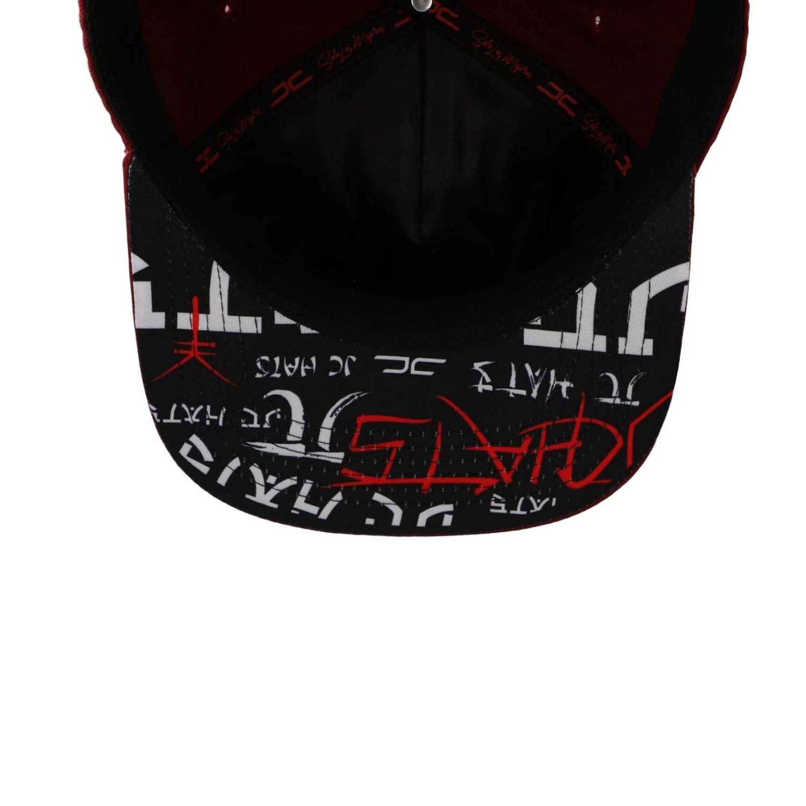 Gorra Jc Hats 1651 Roll Vino Unitalla 