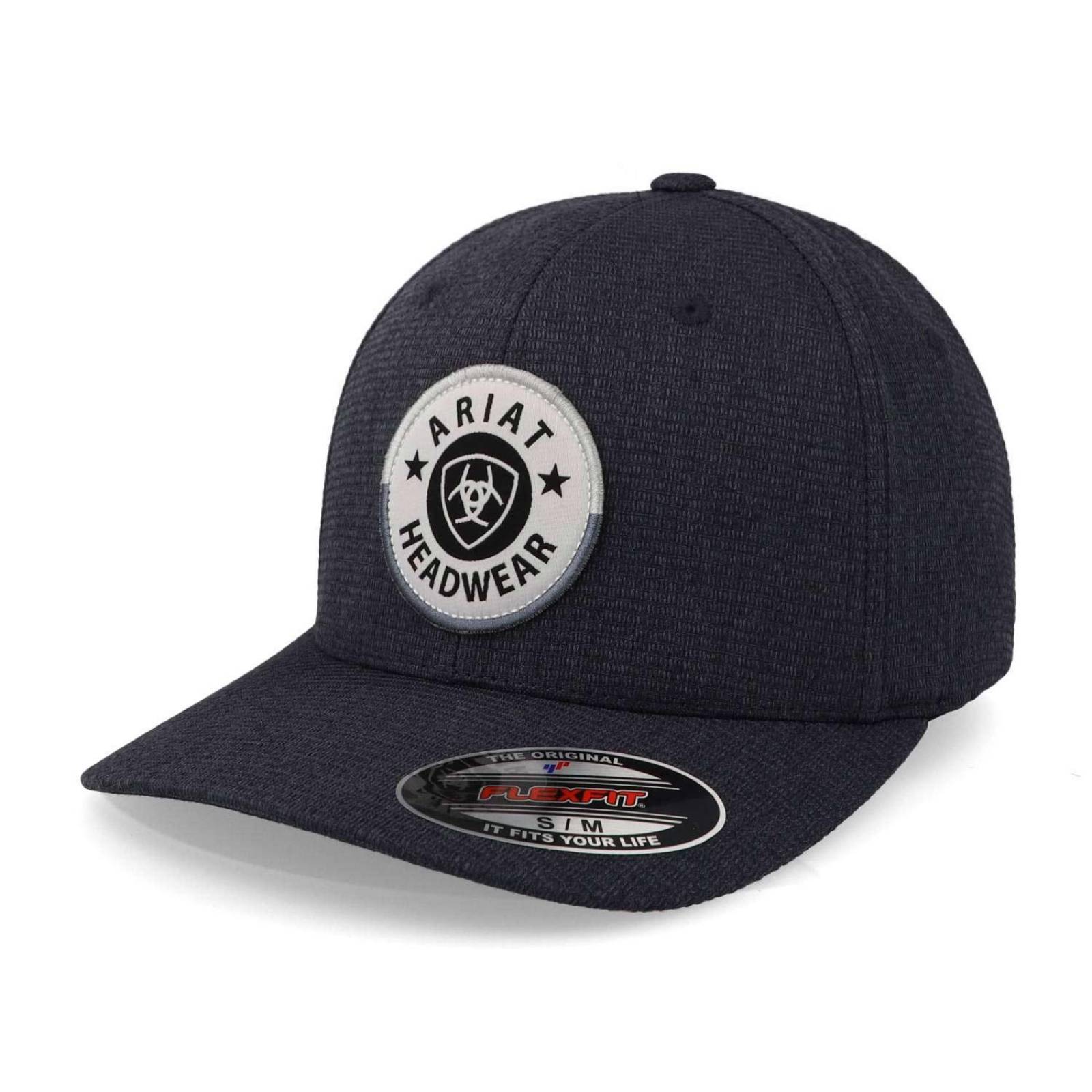 Gorra Ariat A300015427 Fabric Back Gris Oscuro Cerrada 