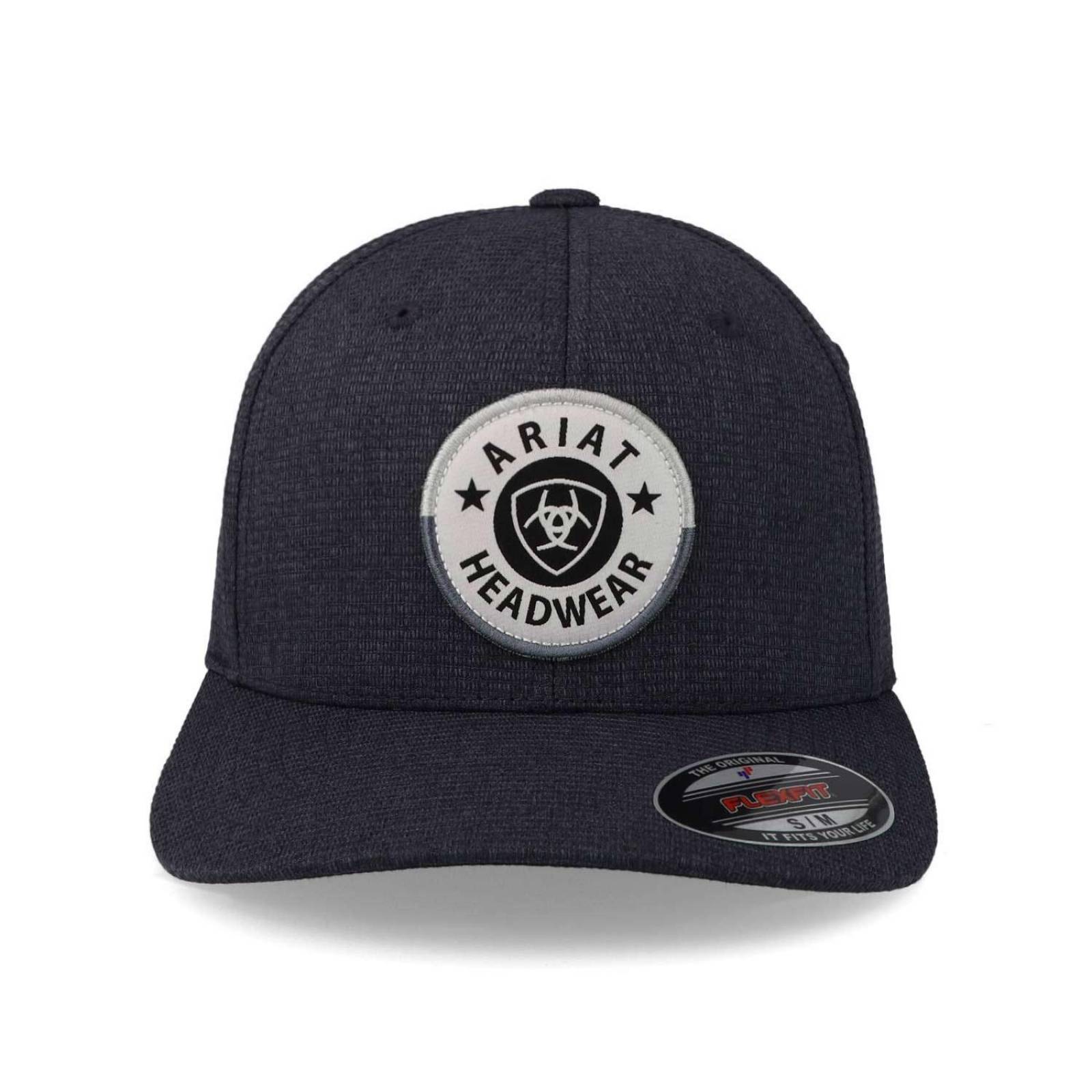 Gorra Ariat A300015427 Fabric Back Gris Oscuro Cerrada 