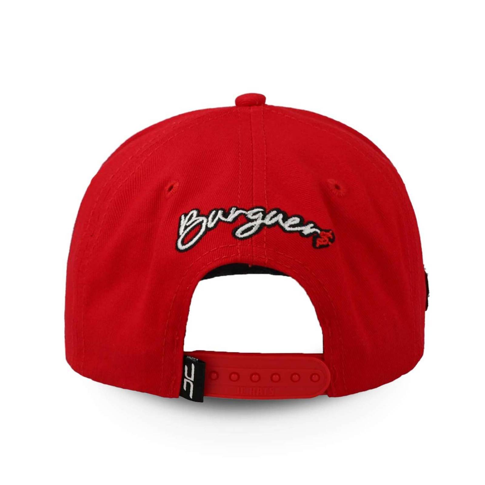Gorra Jc Hats Modelo 1645 Burgers Rojo Unitalla 