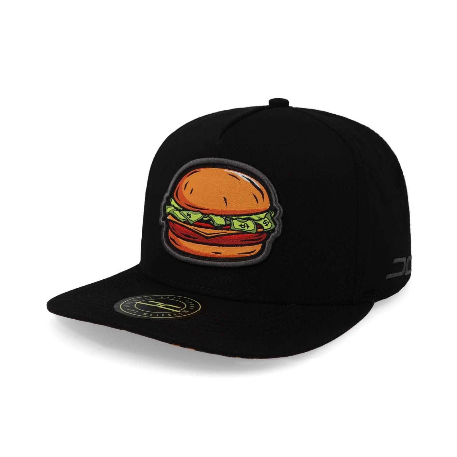 Gorra Jc Hats Modelo 1388 Burgers Negro Unitalla 