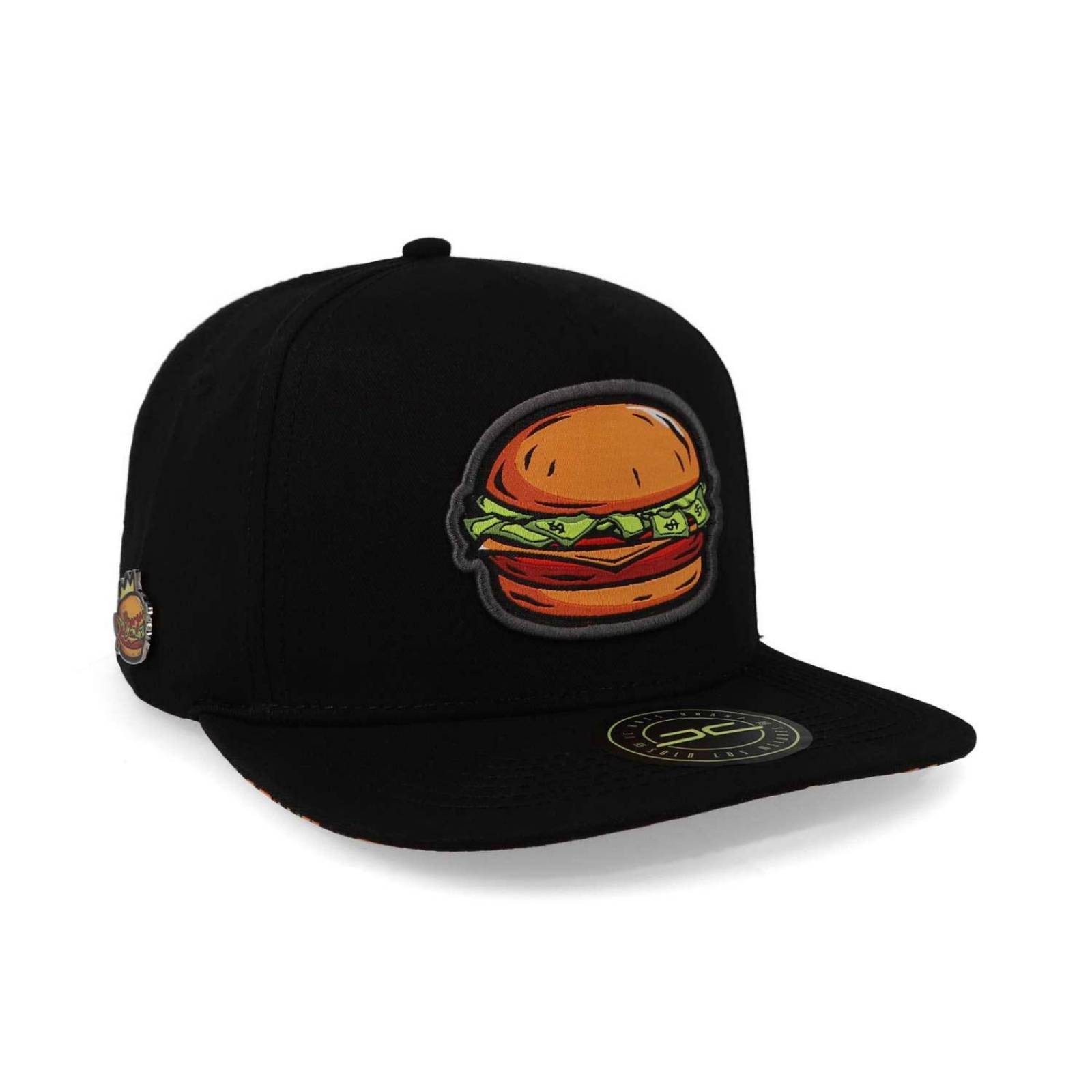 Gorra Jc Hats Modelo 1388 Burgers Negro Unitalla 