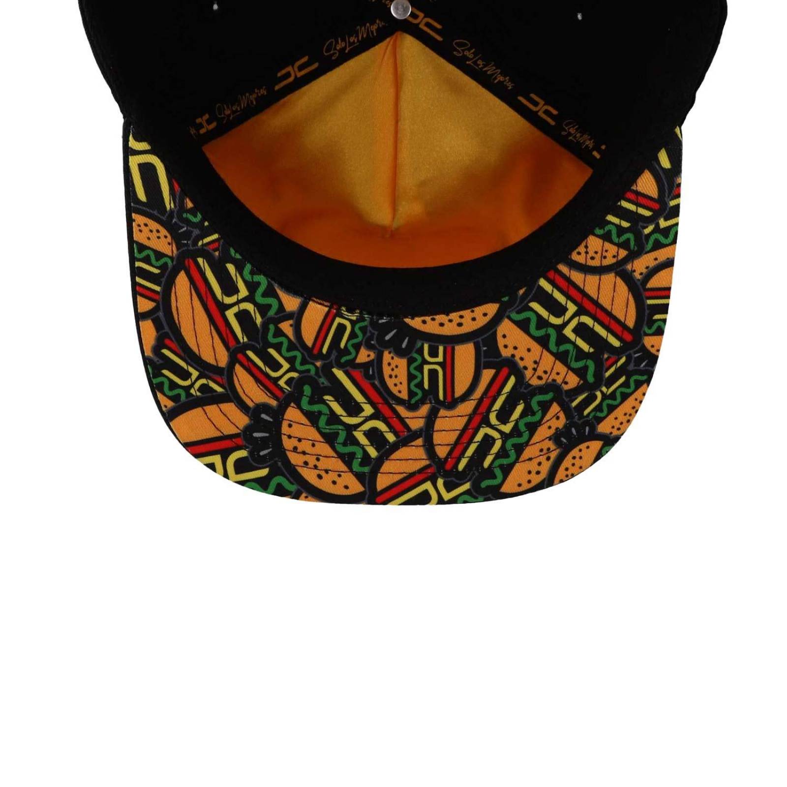 Gorra Jc Hats Modelo 1388 Burgers Negro Unitalla 