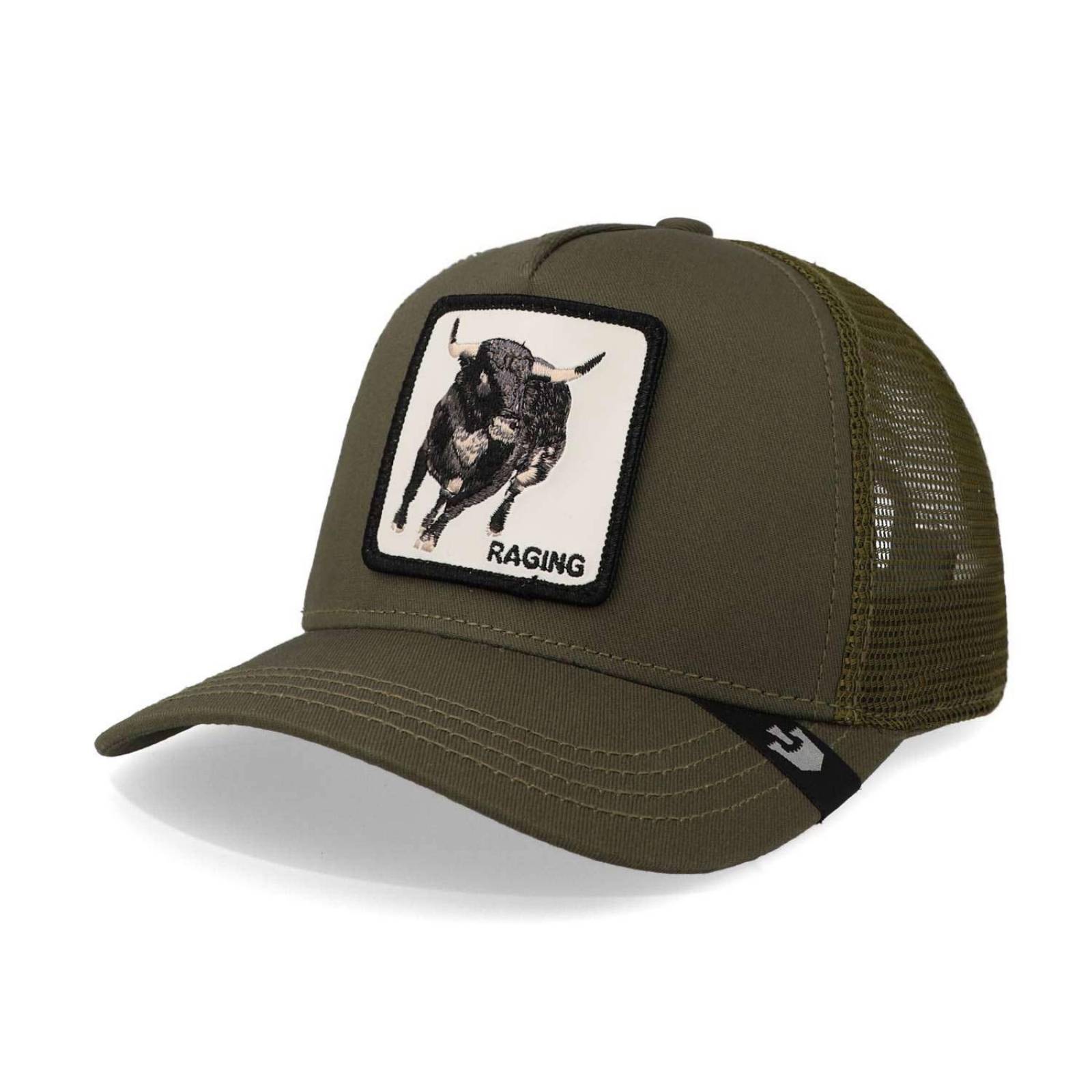 Gorra Goorin Bros 101-1033 Road Rage Trucker Olivo Unitalla 
