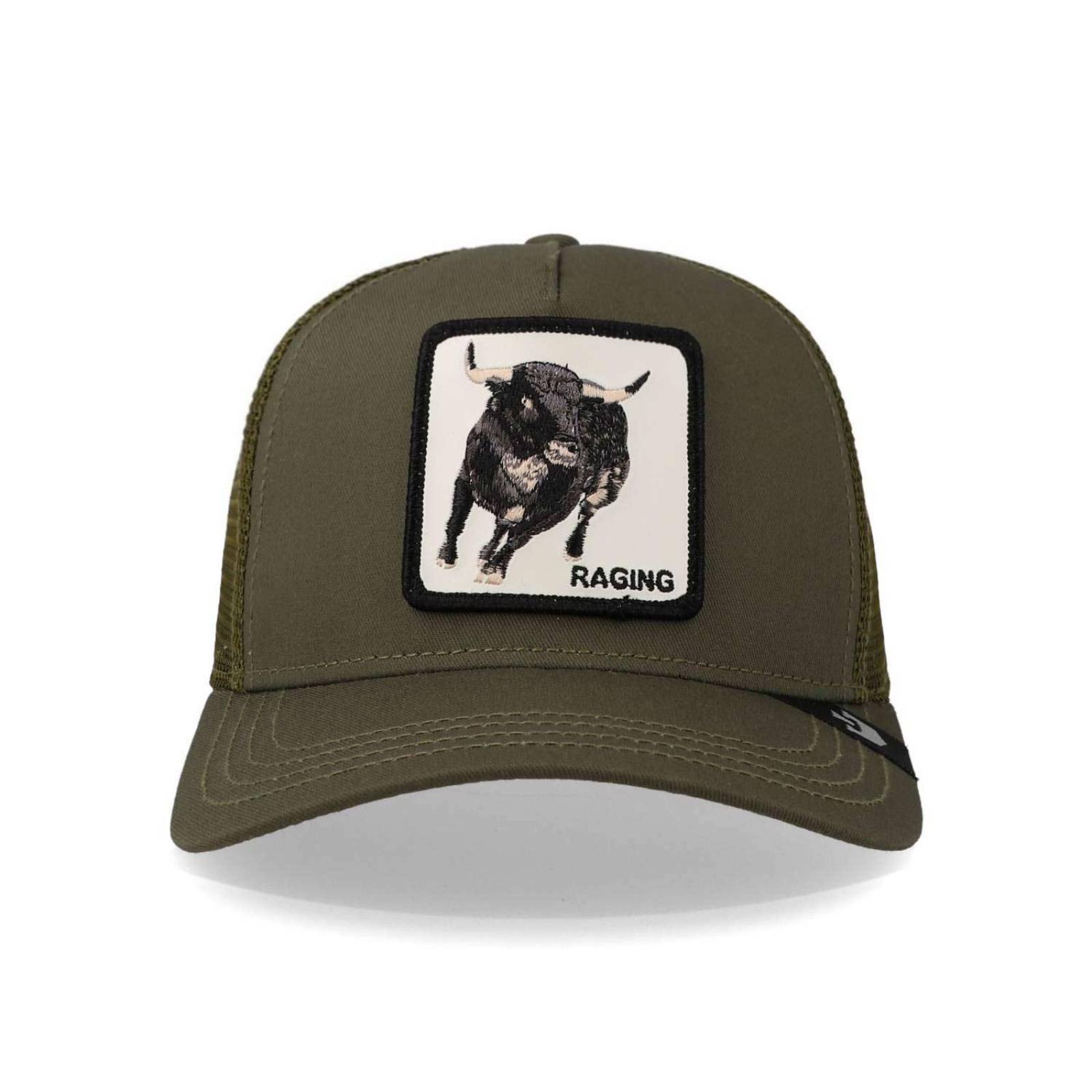 Gorra Goorin Bros 101-1033 Road Rage Trucker Olivo Unitalla 