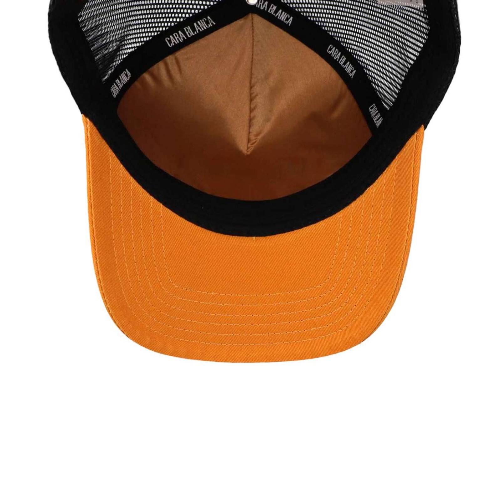 Gorra Cara Blanca Cb01 2022 Bordado Trucker Mostaza Unitalla 