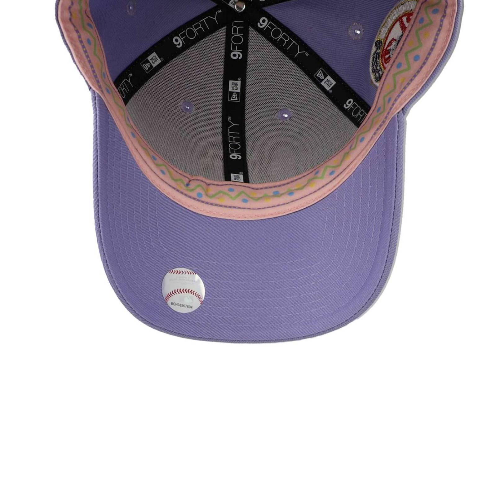 Gorra New Era 9 Forty MLB Sub19 Easter Yankees Lila Unitalla 