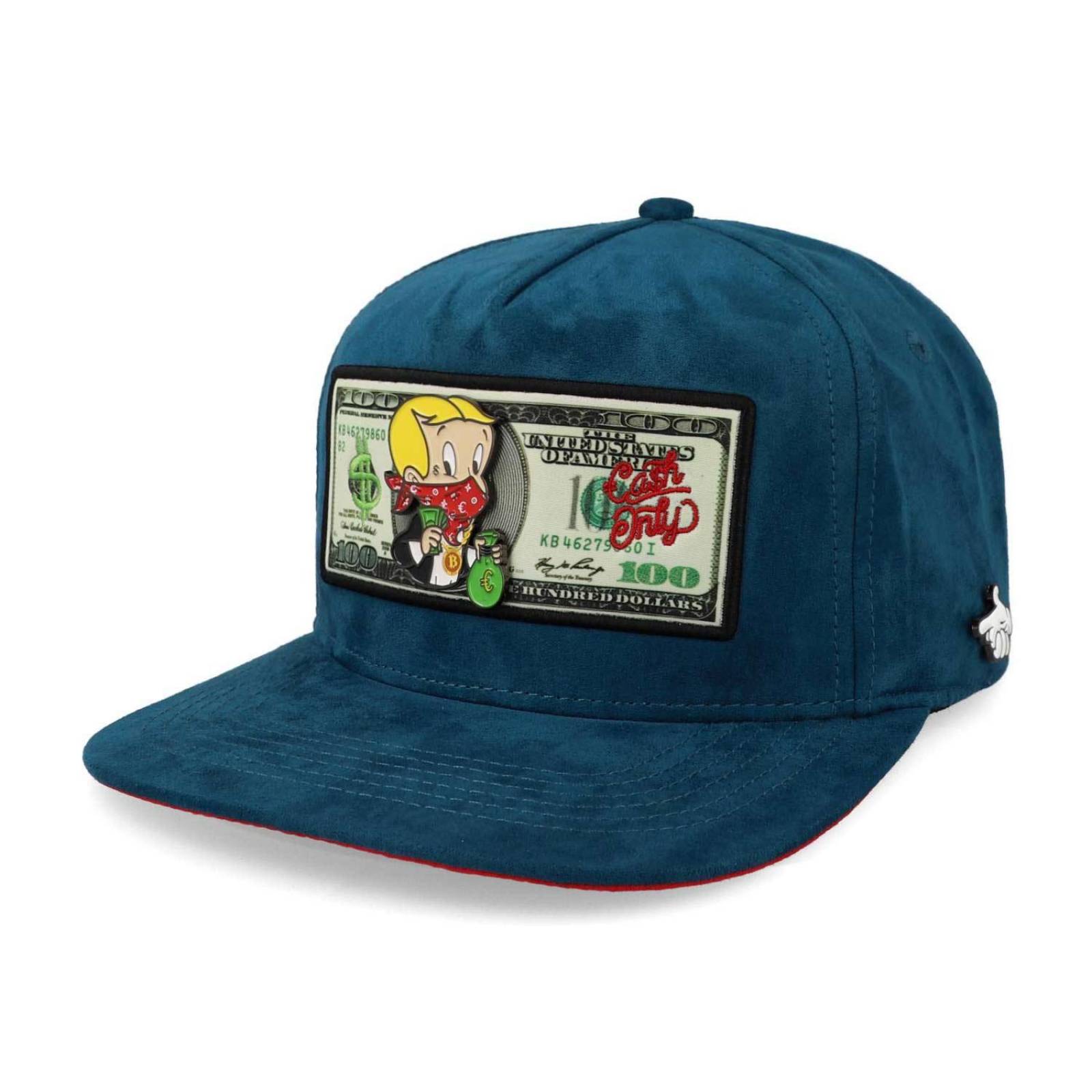 Gorra Cash Only Ricky Dollar23 Azul Unitalla 