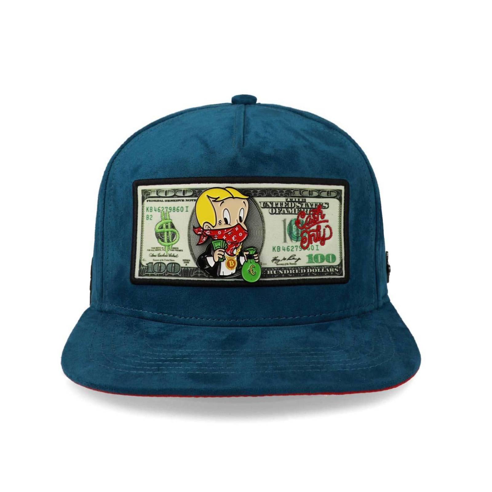 Gorra Cash Only Ricky Dollar23 Azul Unitalla 