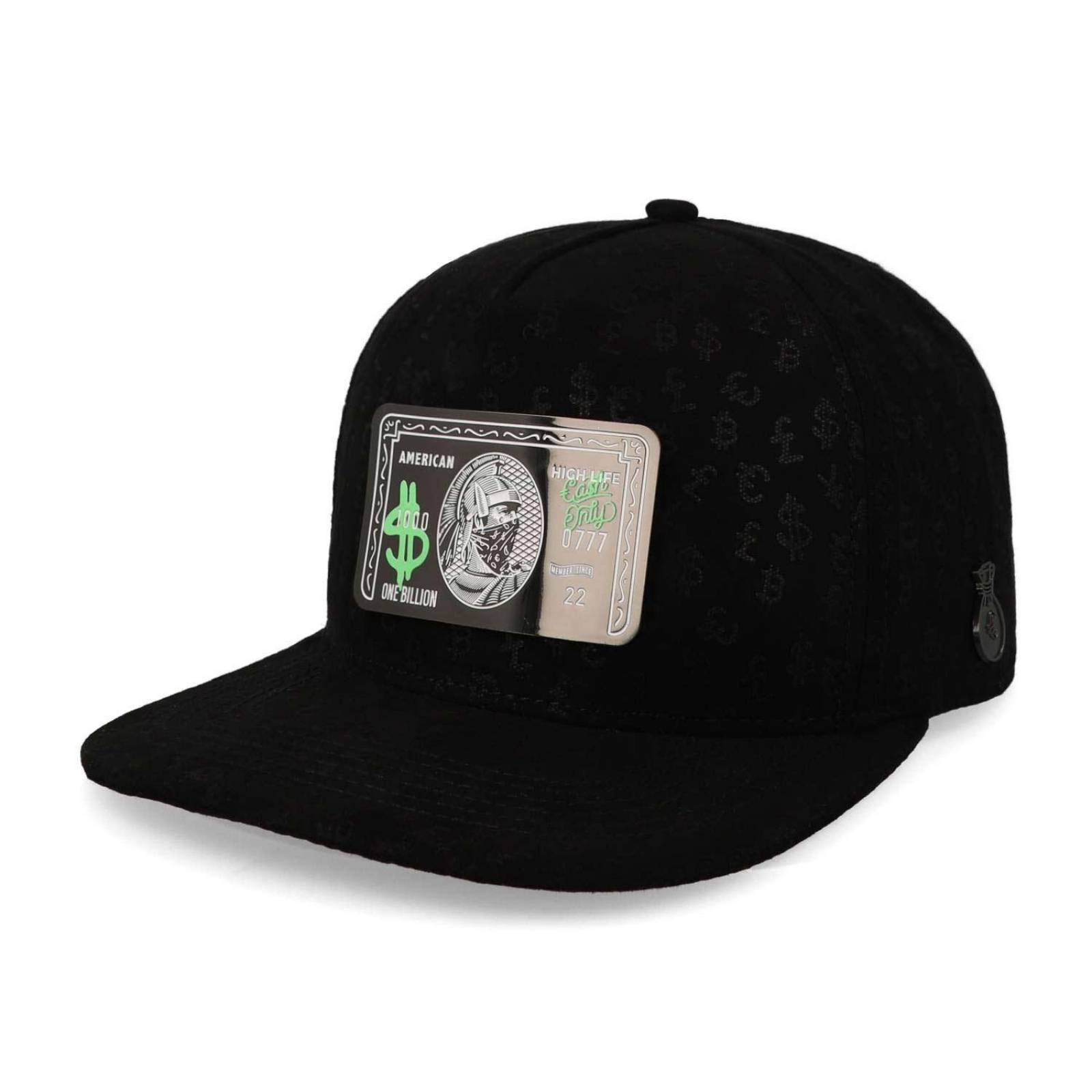 Gorra Cash Only Amex Print 23 Negro Unitalla 