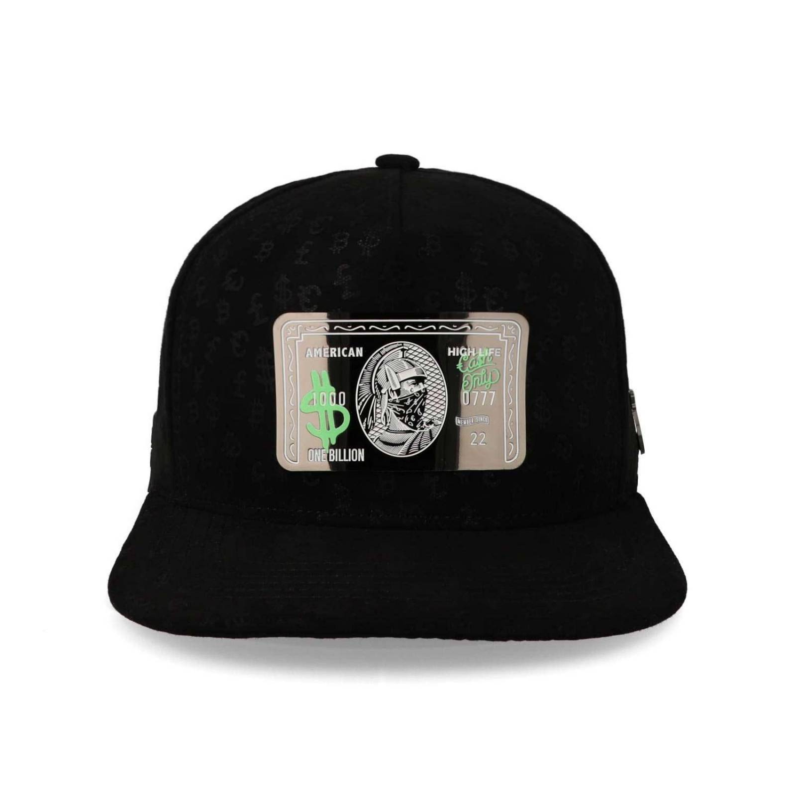 Gorra Cash Only Amex Print 23 Negro Unitalla 