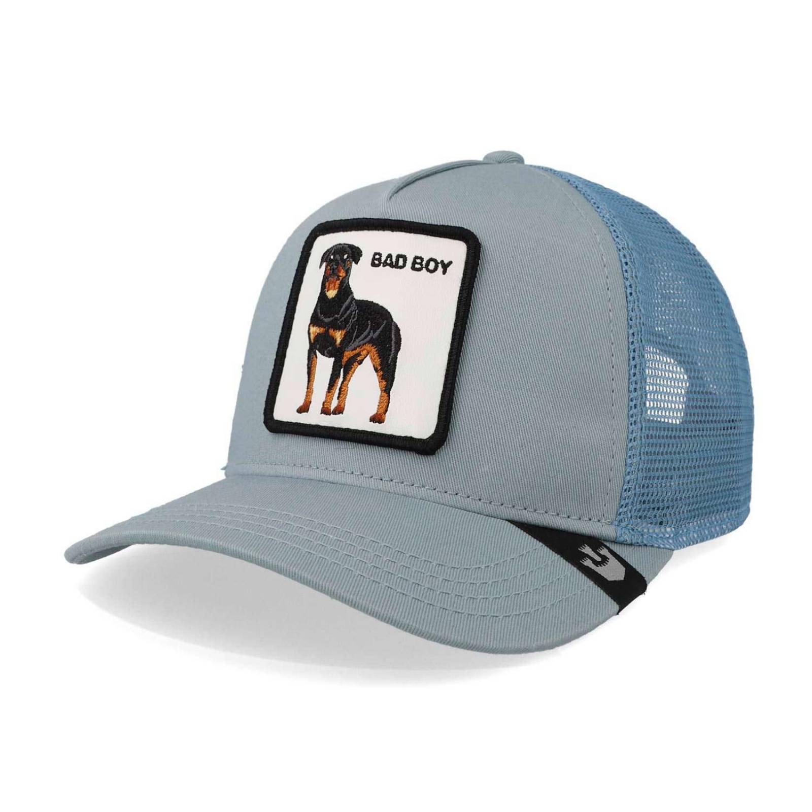 Gorra Goorin Bros 101-0990 Slate Bad Boy Trucker Azul Claro Unitalla 